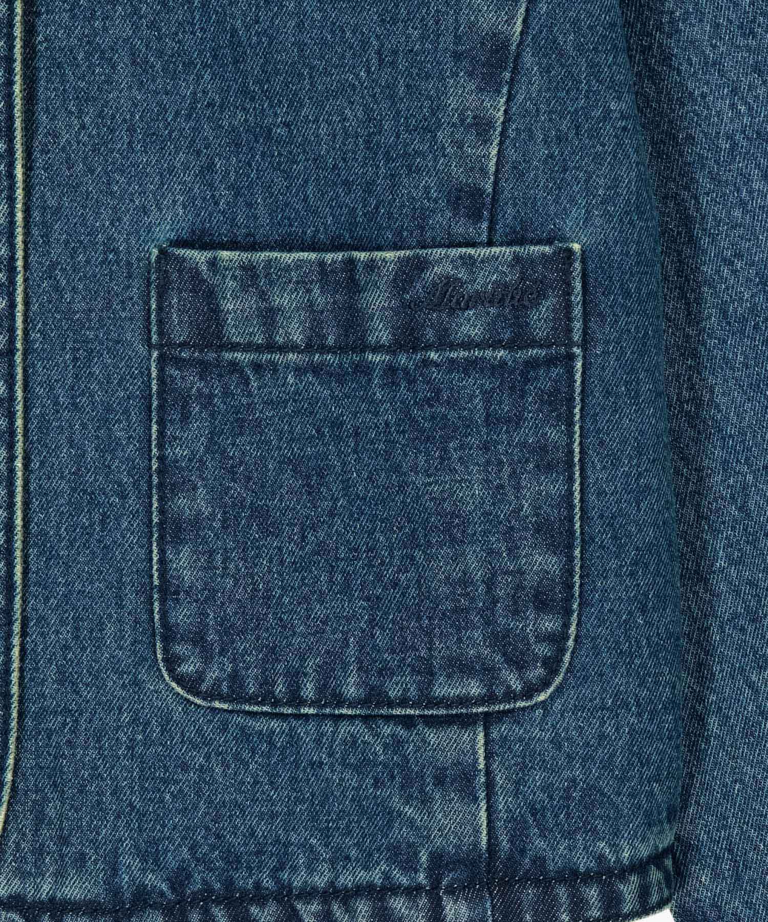 Marithe & Francois Girbaud - Round Neck Denim Jacket (Dark Blue) product image 9 | TRAB K-Fashion Australia