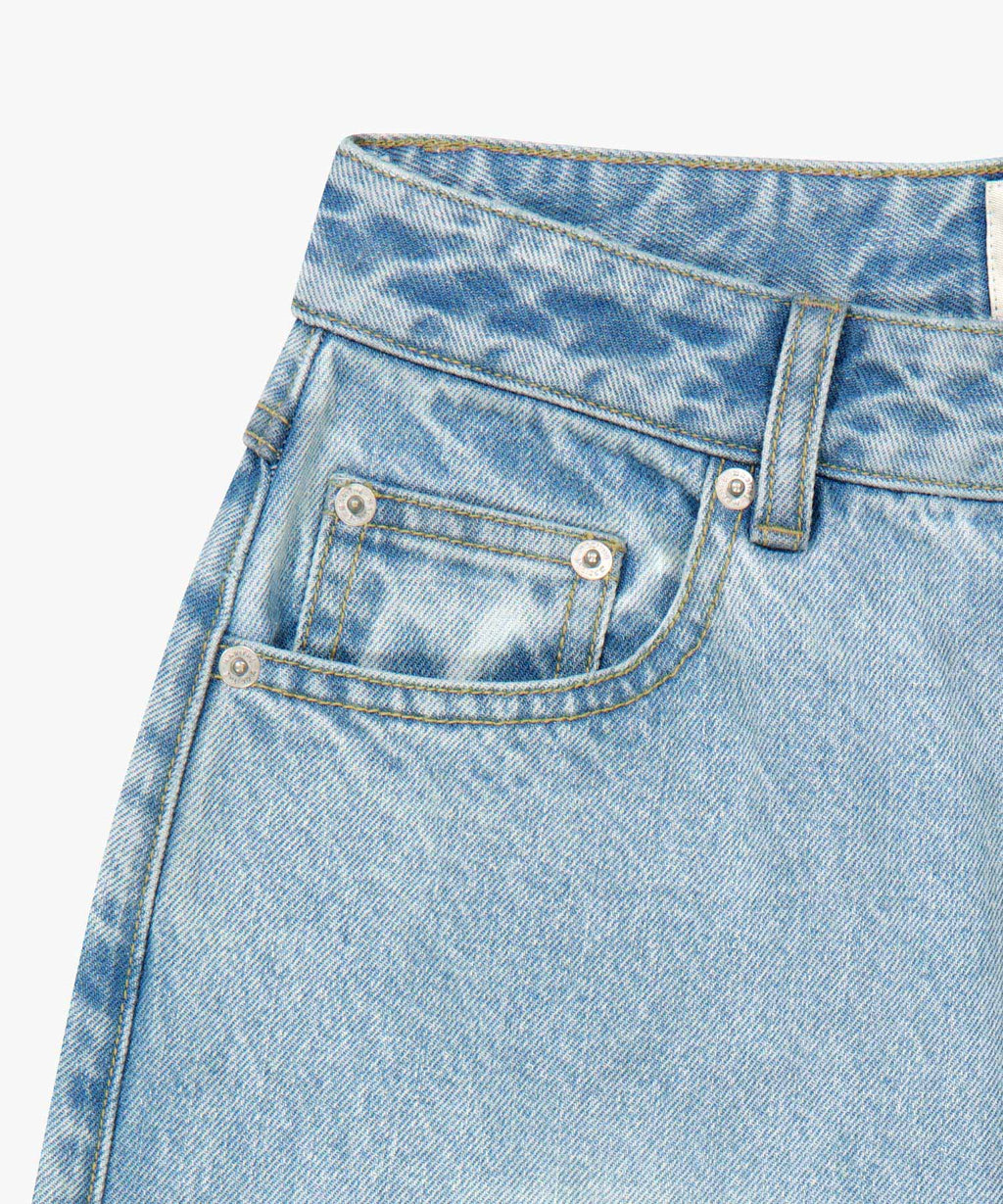 Marithe & Francois Girbaud - Curved Denim Pants (Light Blue) product image 11 | TRAB K-Fashion Australia