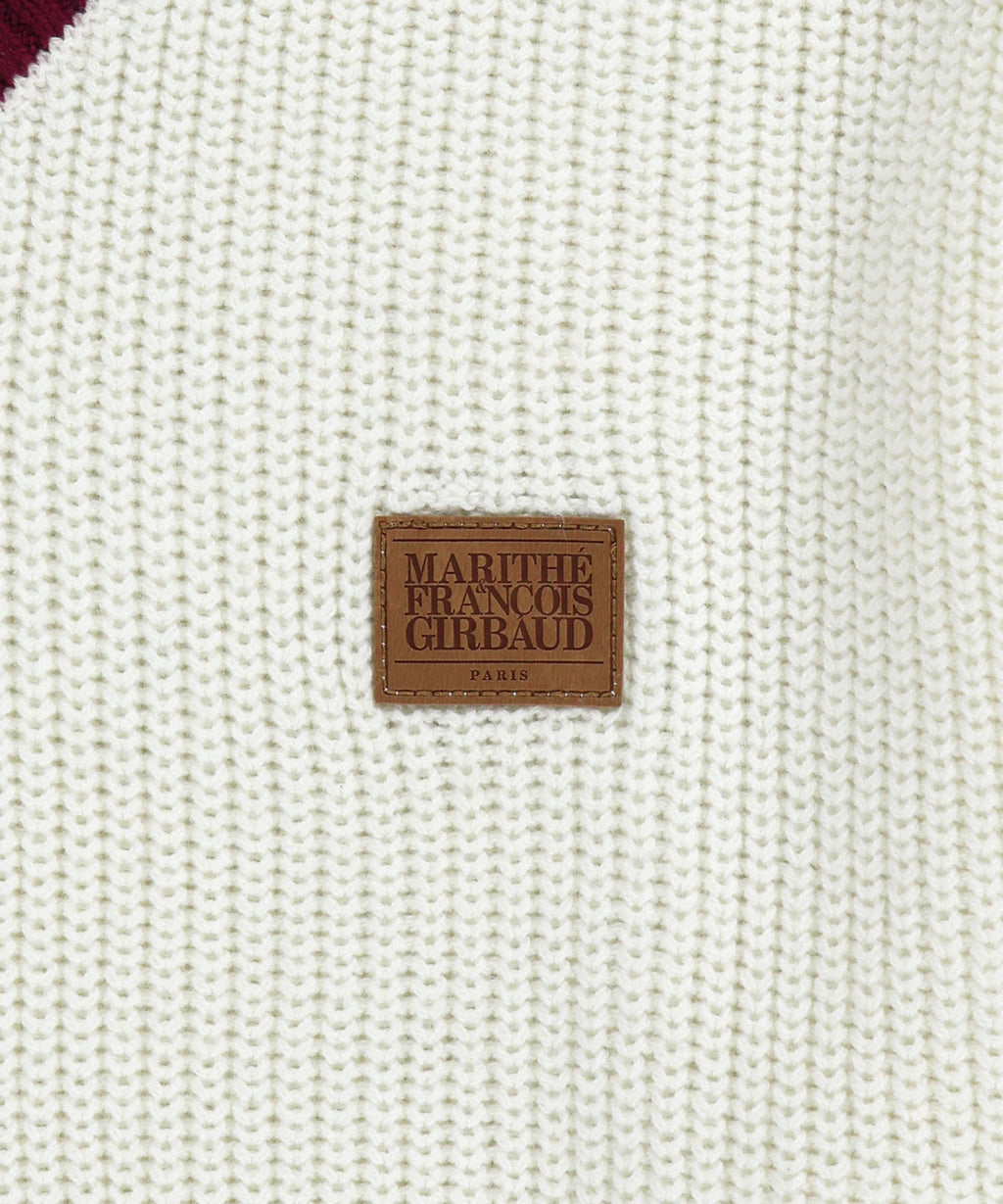 Marithe & Francois Girbaud - V Neck Knit Pullover (Ivory) product image 9 | TRAB K-Fashion Australia