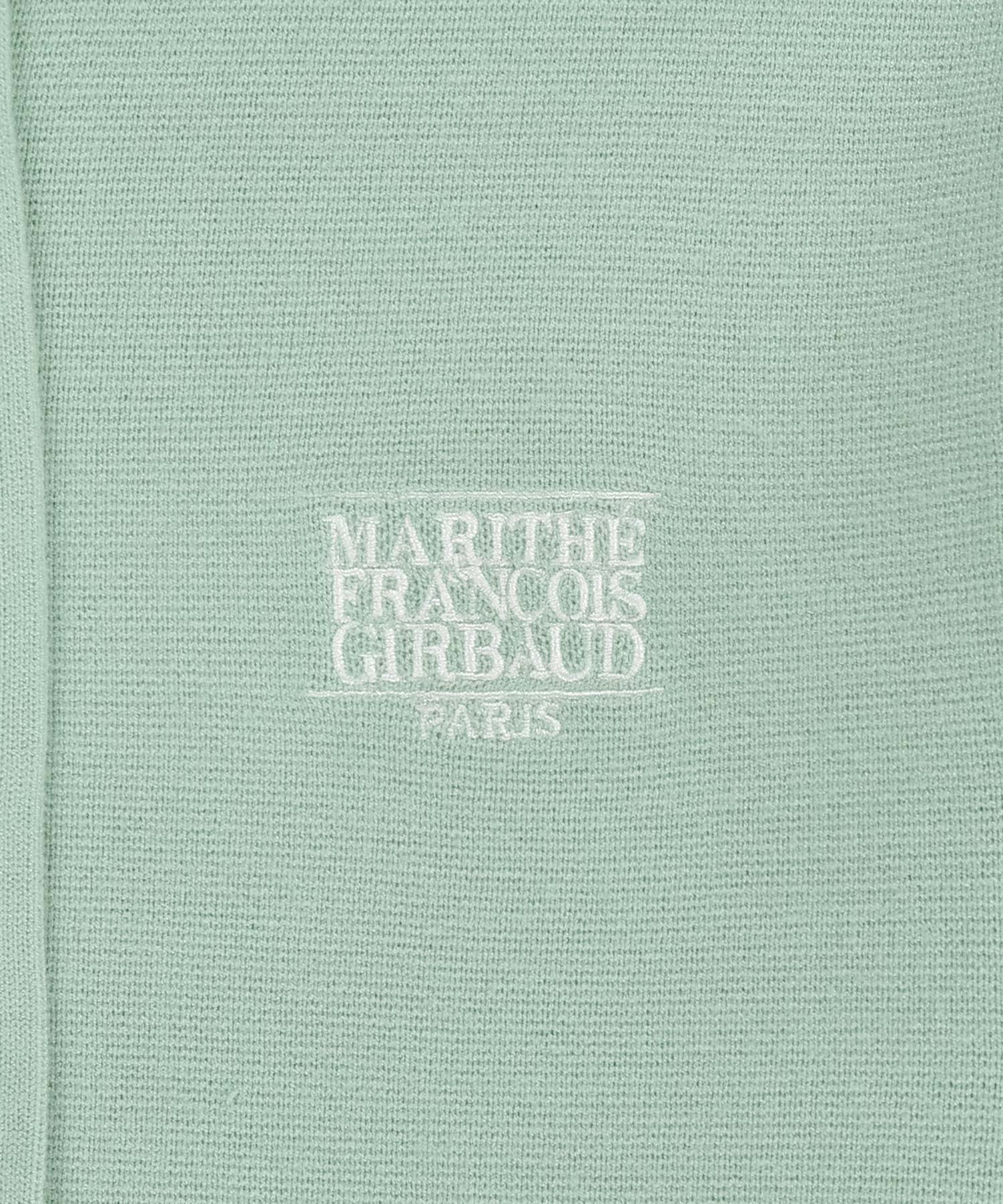 Marithe & Francois Girbaud - Small Classic Logo Crop Knit Hoodie Zipup (Mint) product image 9 | TRAB K-Fashion Australia