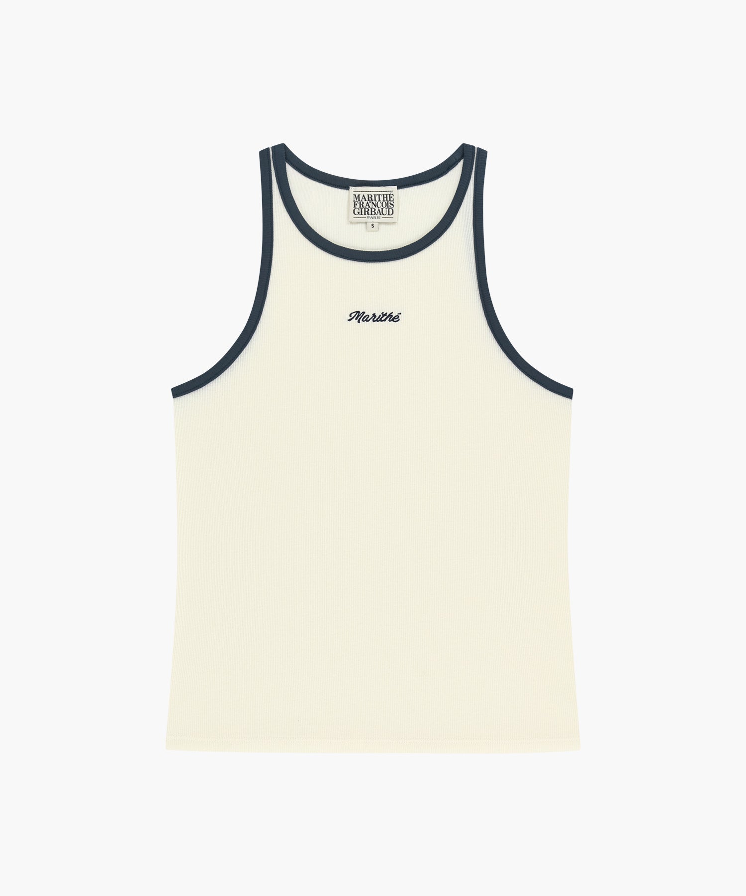 Marithe & Francois Girbaud - Sleeveless Layered Long Sleeve Tee (Ivory) product image 9 | TRAB K-Fashion Australia