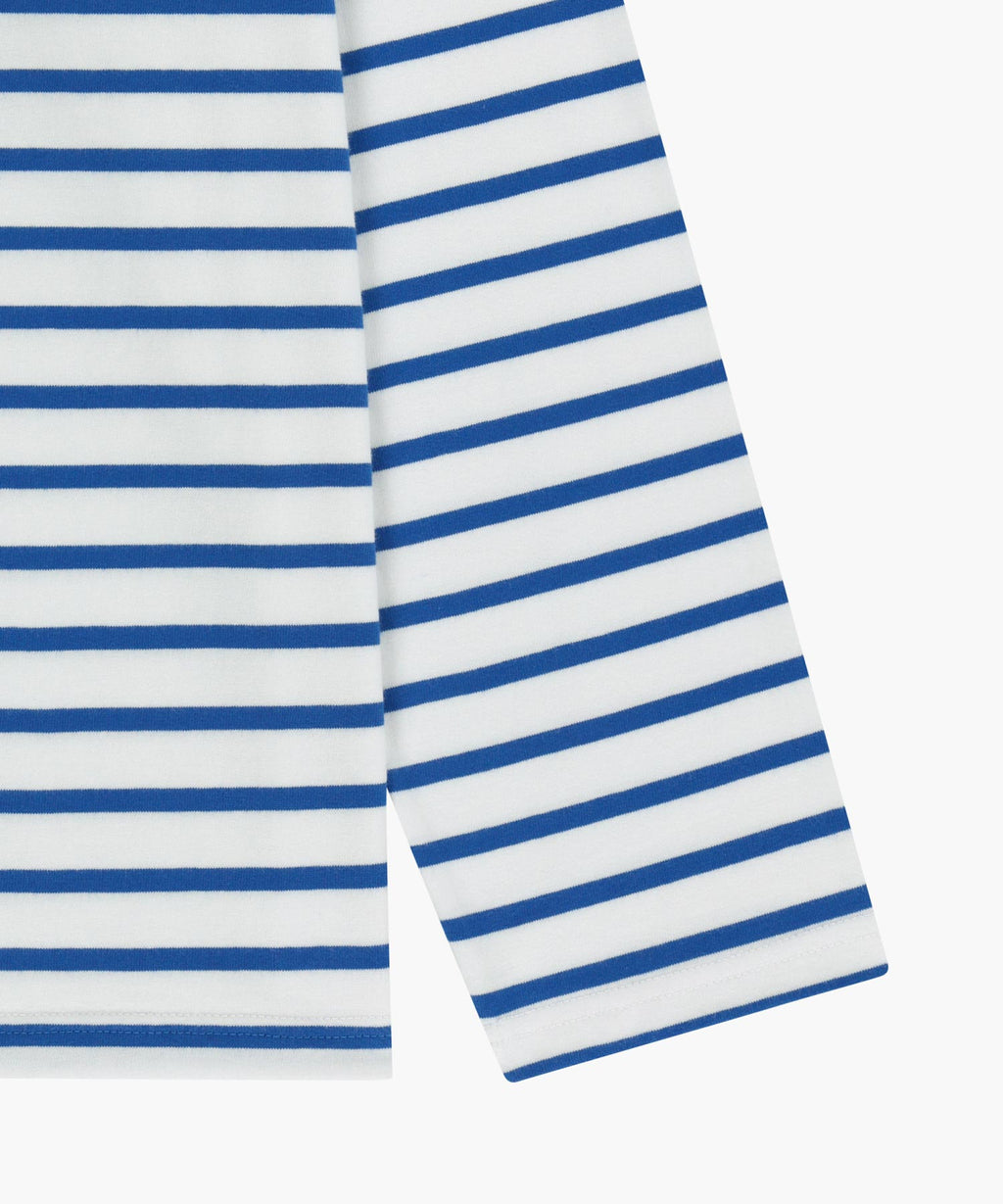 Marithe & Francois Girbaud - Block Stripe Long Sleeve Tee (Blue) product image 9 | TRAB K-Fashion Australia