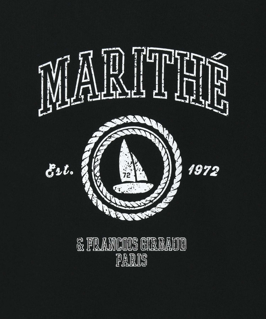 Marithe & Francois Girbaud - Marine Graphic Sweatshirt (Black) product image 9 | TRAB K-Fashion Australia