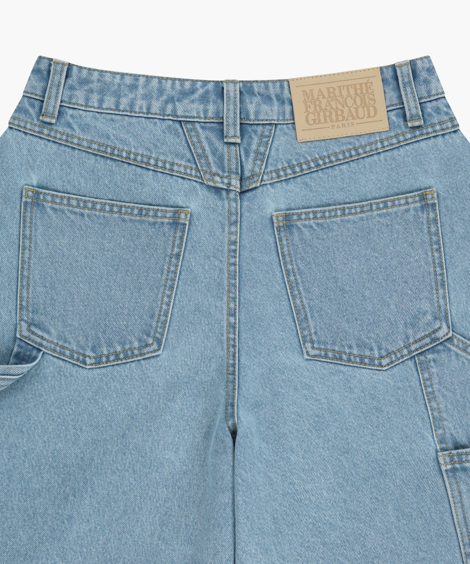 Marithe & Francois Girbaud - Carpenter Denim Shorts (Light Blue) product image 9 | TRAB K-Fashion Australia