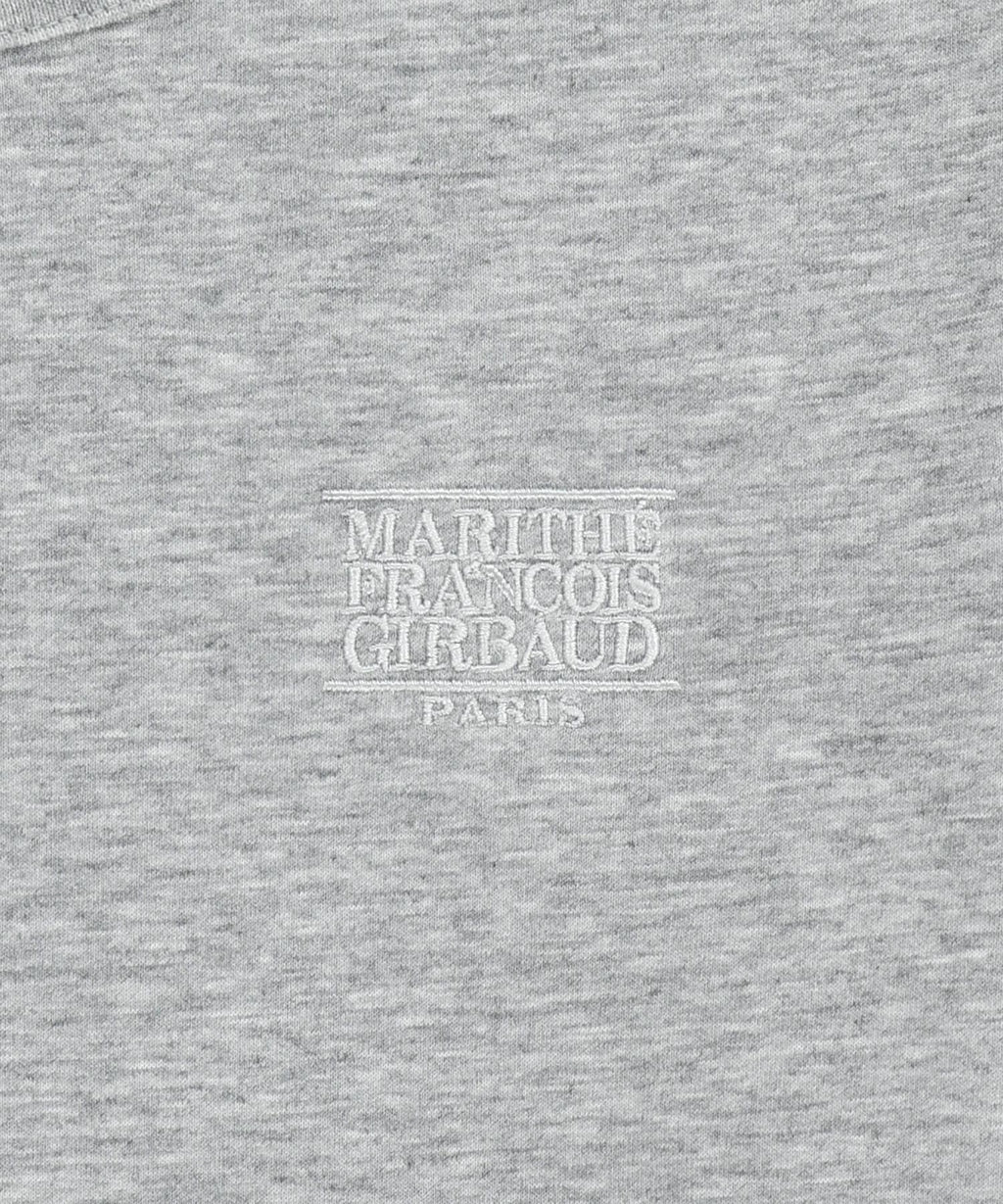 Marithe & Francois Girbaud - Small Classic Logo Henley Neck 3/4 Sleeve Tee (Heather Gray) product image 9 | TRAB K-Fashion Australia