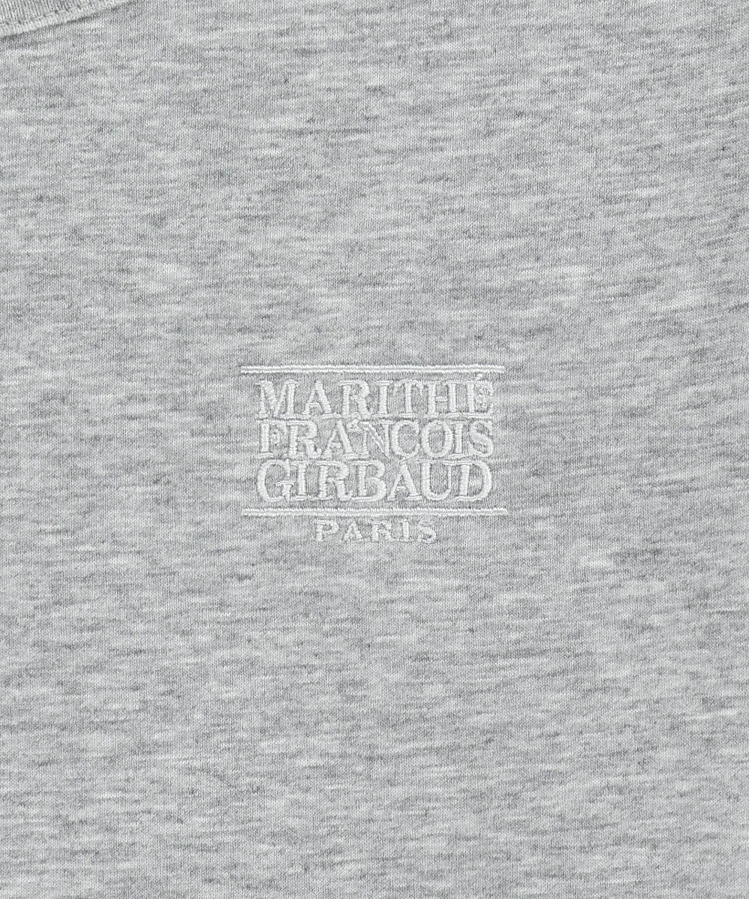 Marithe & Francois Girbaud - Small Classic Logo Henley Neck 3/4 Sleeve Tee (Heather Gray) product image 9 | TRAB K-Fashion Australia