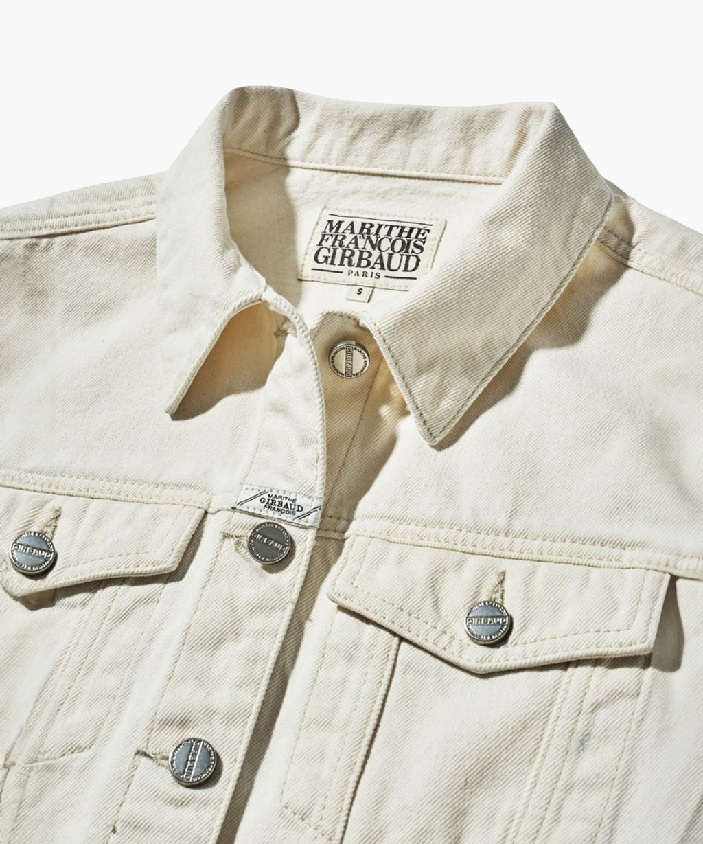 Marithe & Francois Girbaud - Denim Trucker Jacket (Ecru) product image 9 | TRAB K-Fashion Australia