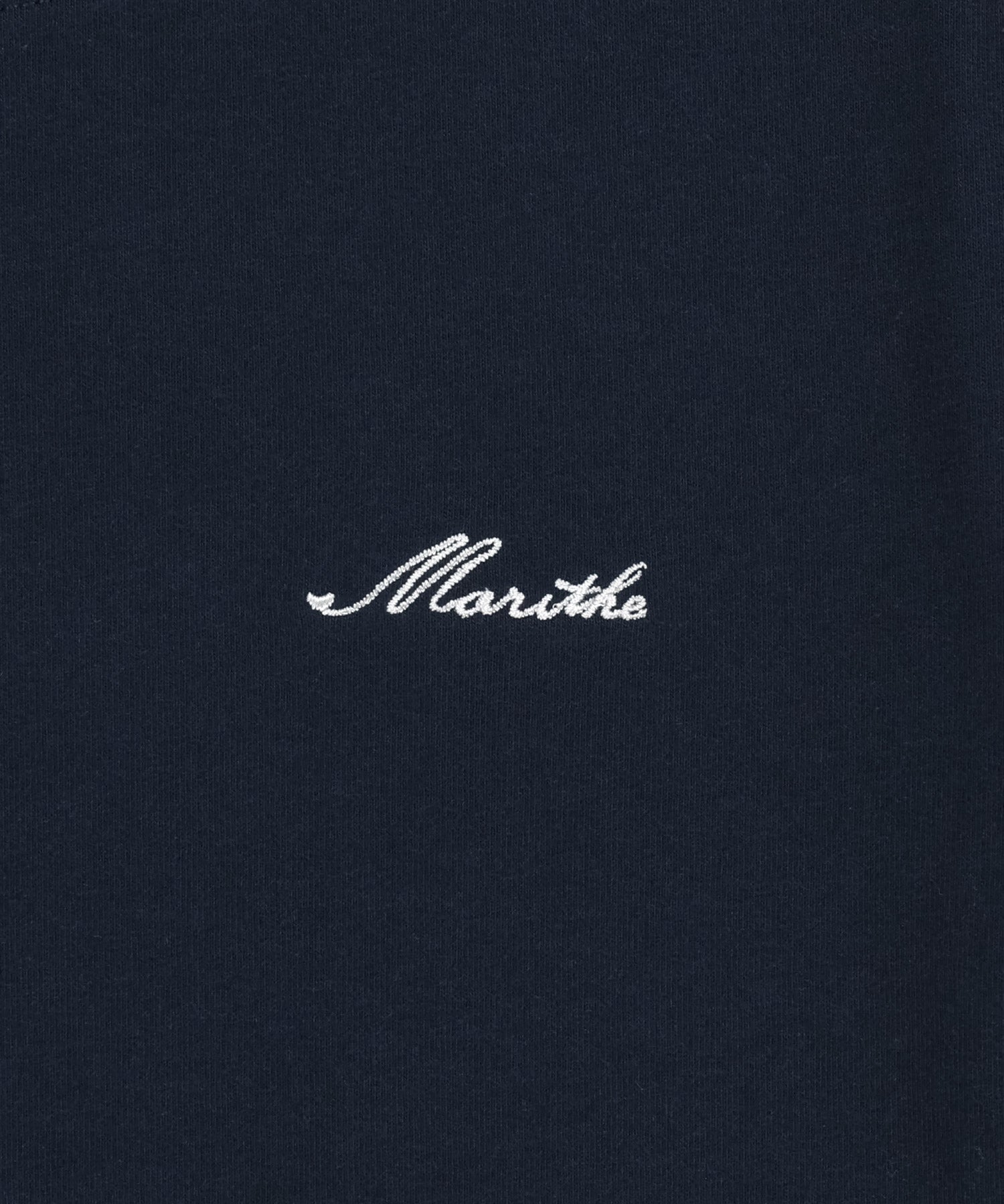 Marithe & Francois Girbaud - Small Lettering Slim Crop Tee (Navy) product image 9 | TRAB K-Fashion Australia