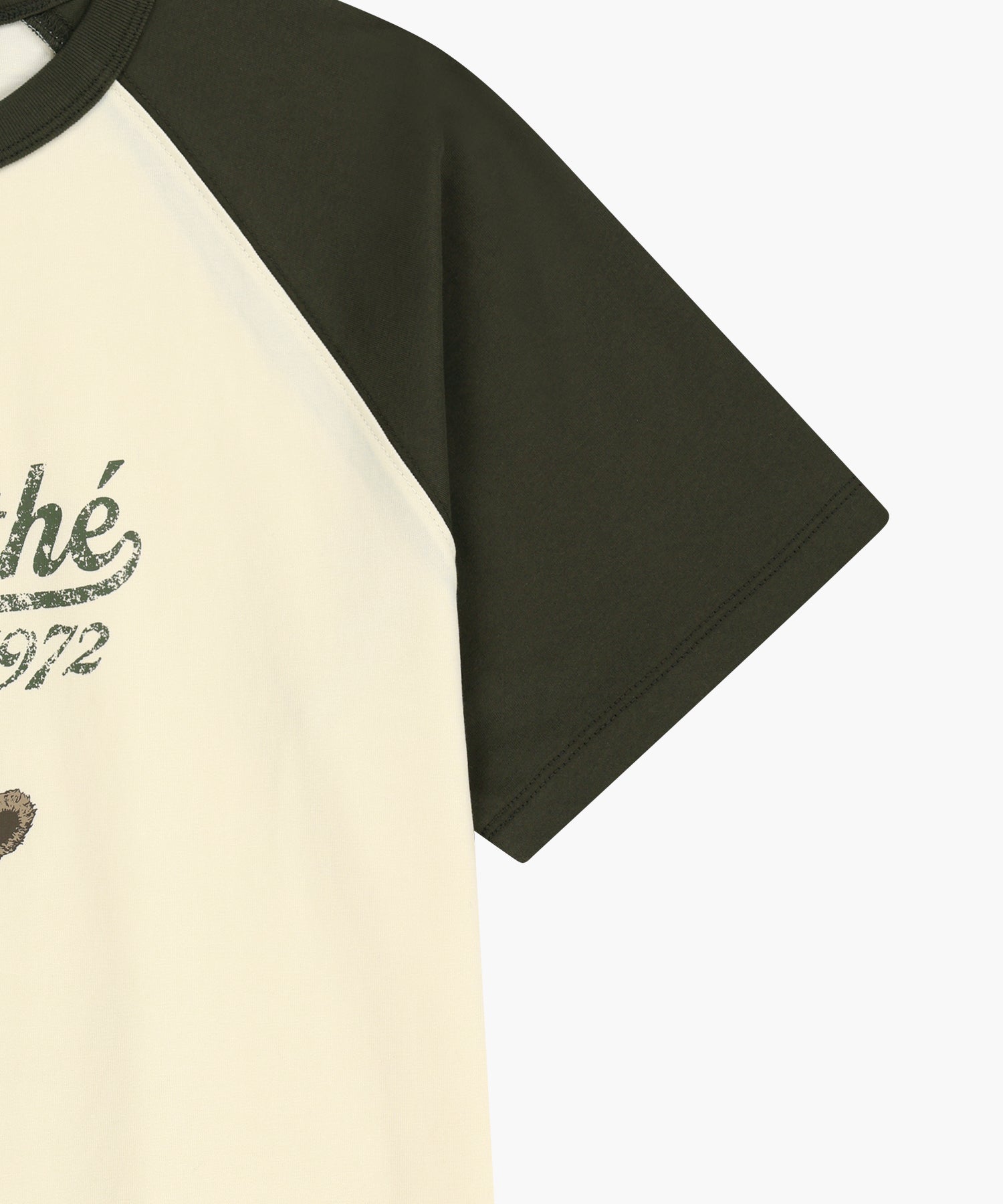 Marithe & Francois Girbaud - Doodle Graphic Raglan Tee (Khaki) product image 9 | TRAB K-Fashion Australia