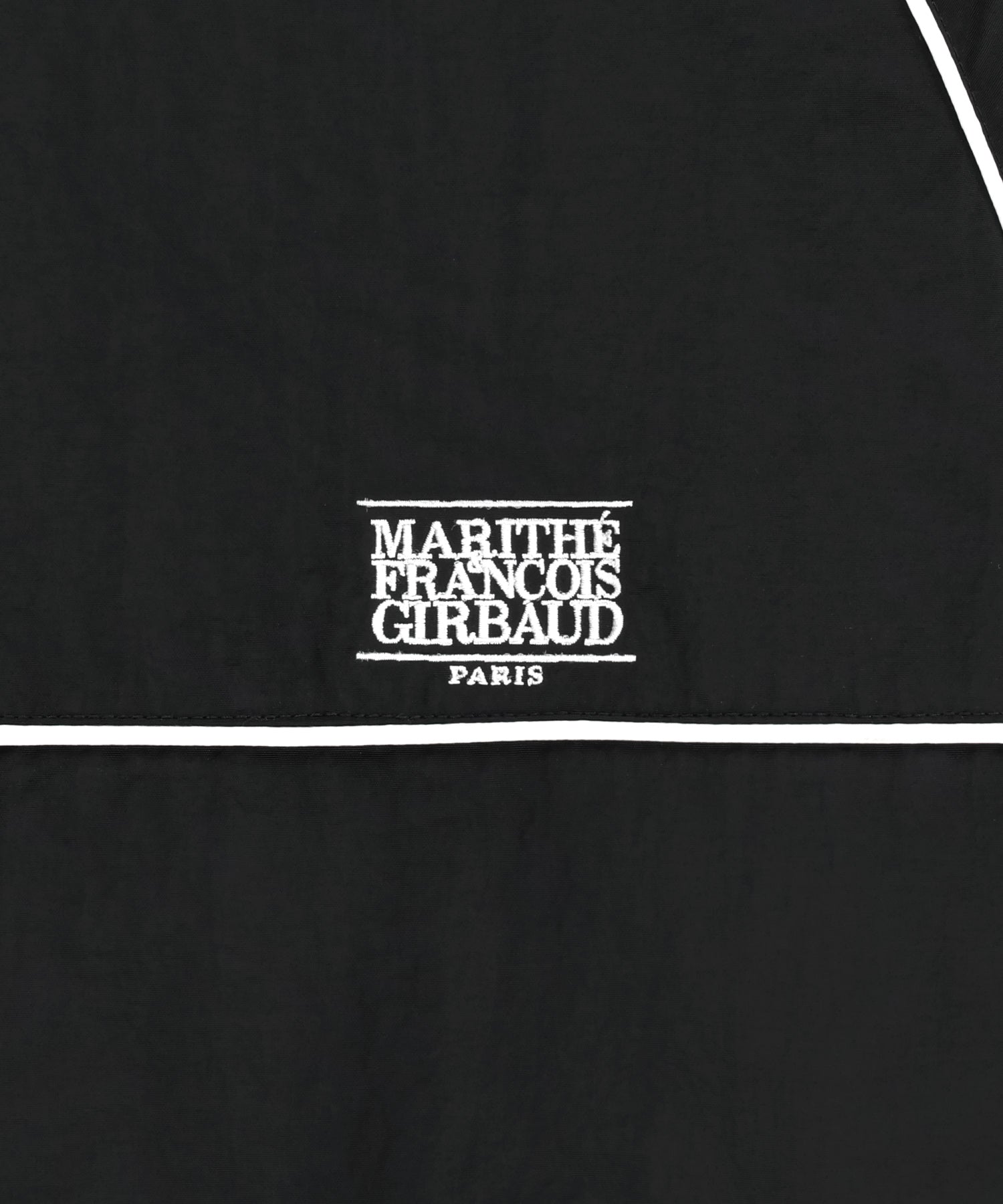 Marithe & Francois Girbaud - Classic Logo High Neck Wind Jacket (Black) product image 9 | TRAB K-Fashion Australia