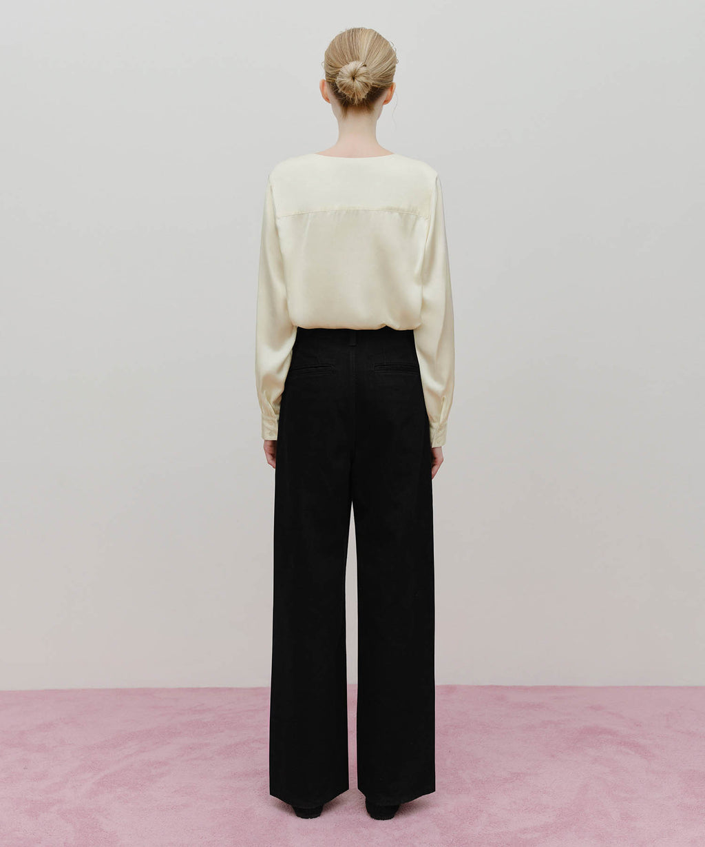 Marithe & Francois Girbaud - Skirt Layered Denim Pants (Black) product image 9 | TRAB K-Fashion Australia