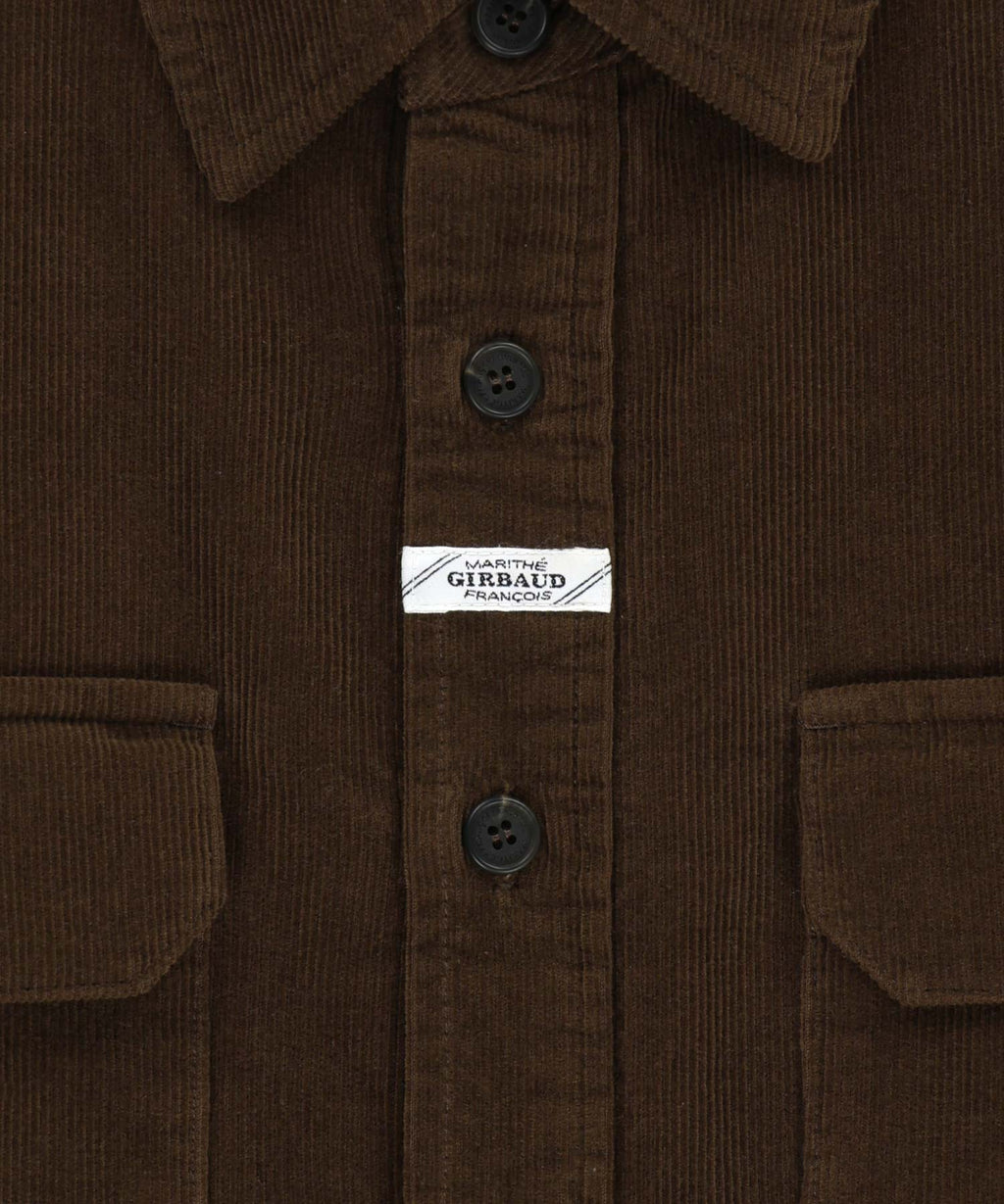 Marithe & Francois Girbaud - Classic Corduroy Shirt (Dark Brown) product image 9 | TRAB K-Fashion Australia