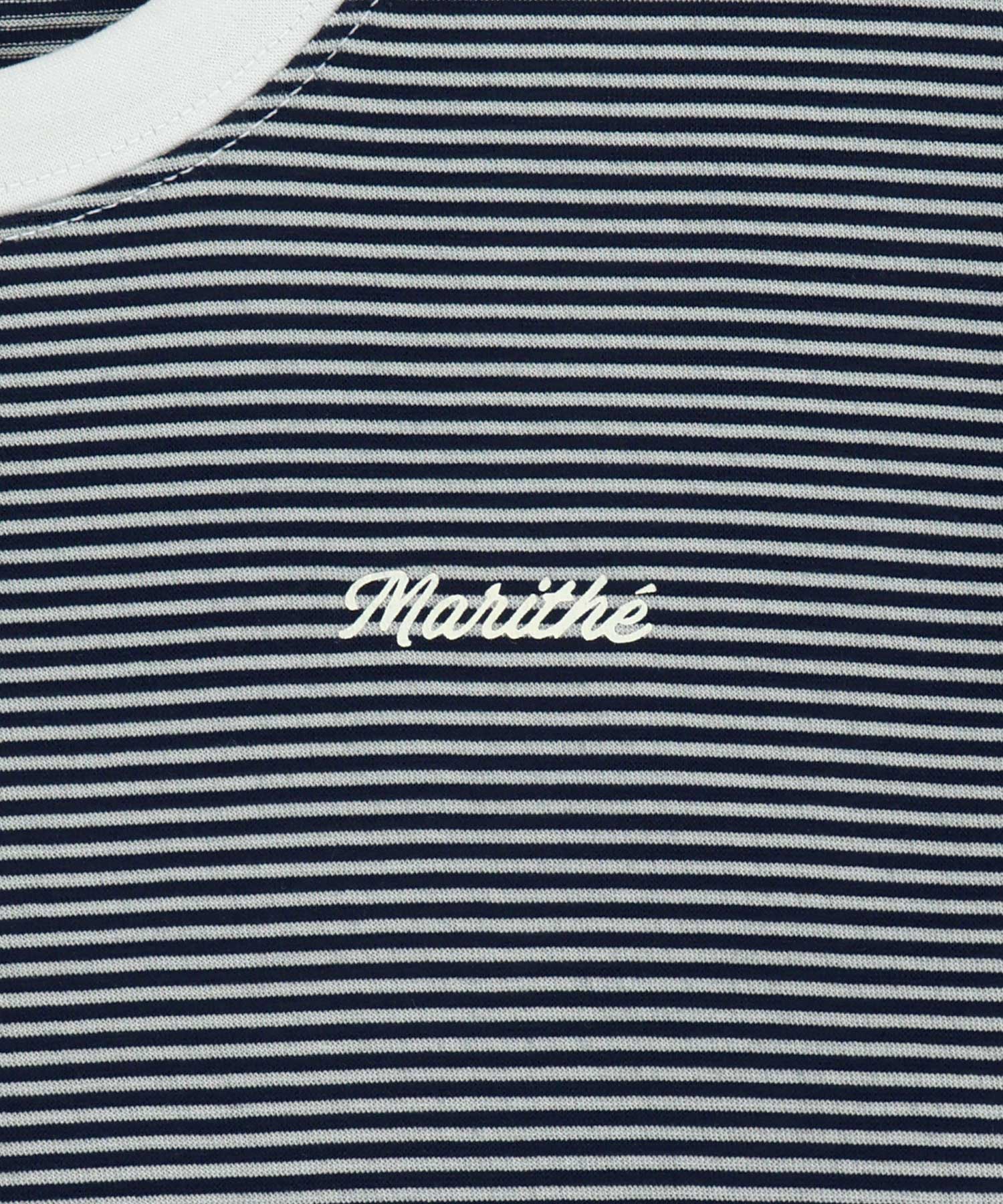 Marithe & Francois Girbaud - Ringer Stripe Long Sleeve Tee (Navy) product image 9 | TRAB K-Fashion Australia