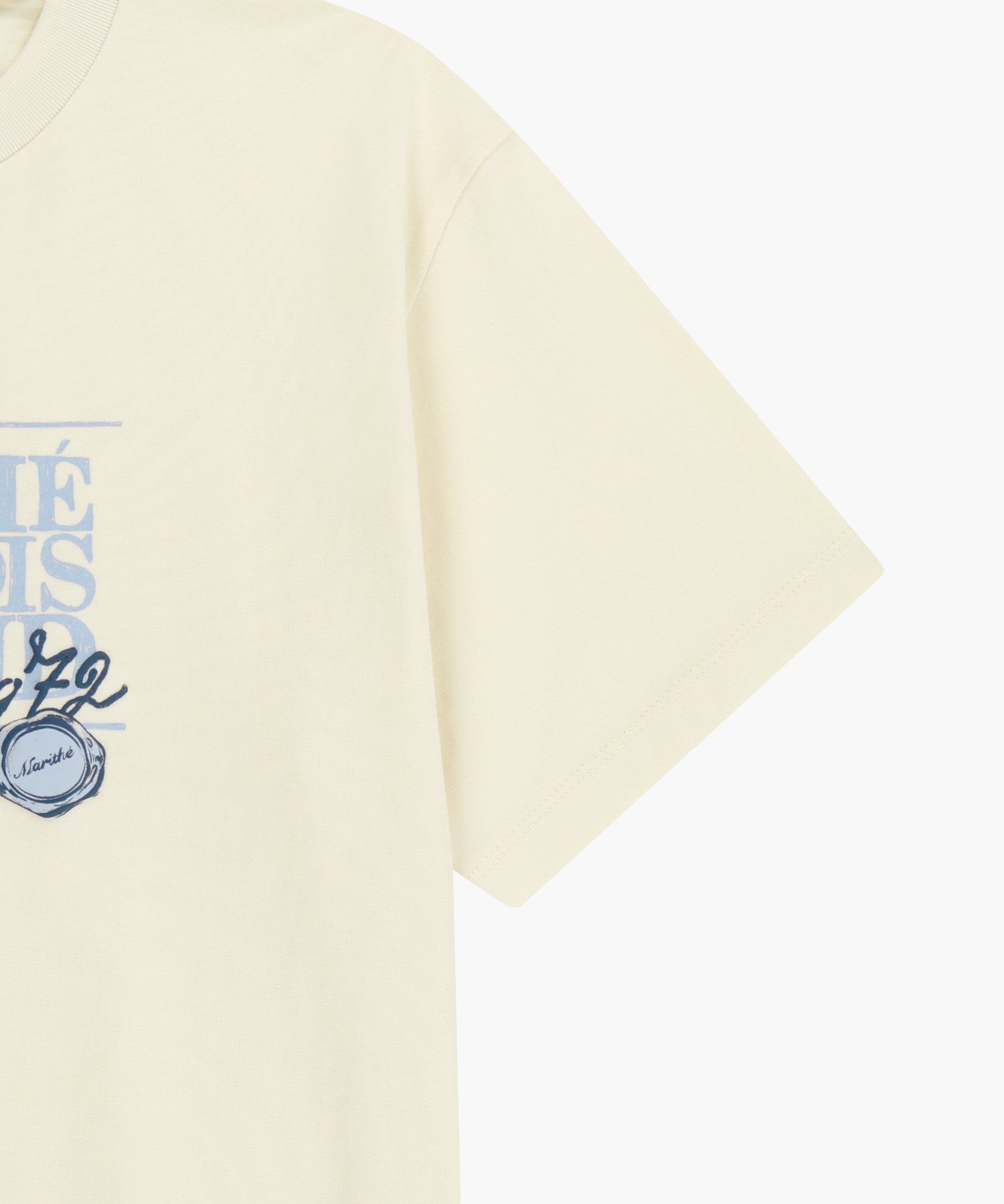 Marithe & Francois Girbaud - Stamp Classic Logo Tee (Cream) product image 9 | TRAB K-Fashion Australia