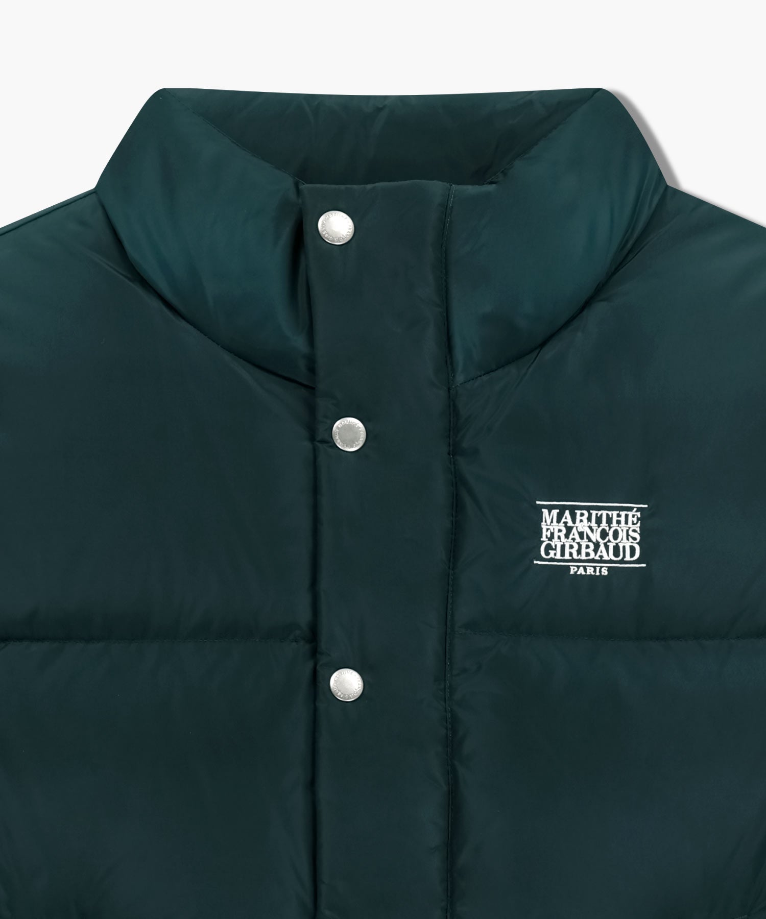 Marithe & Francois Girbaud - Classic Logo Down Vest (Dark Teal) product image 9 | TRAB K-Fashion Australia