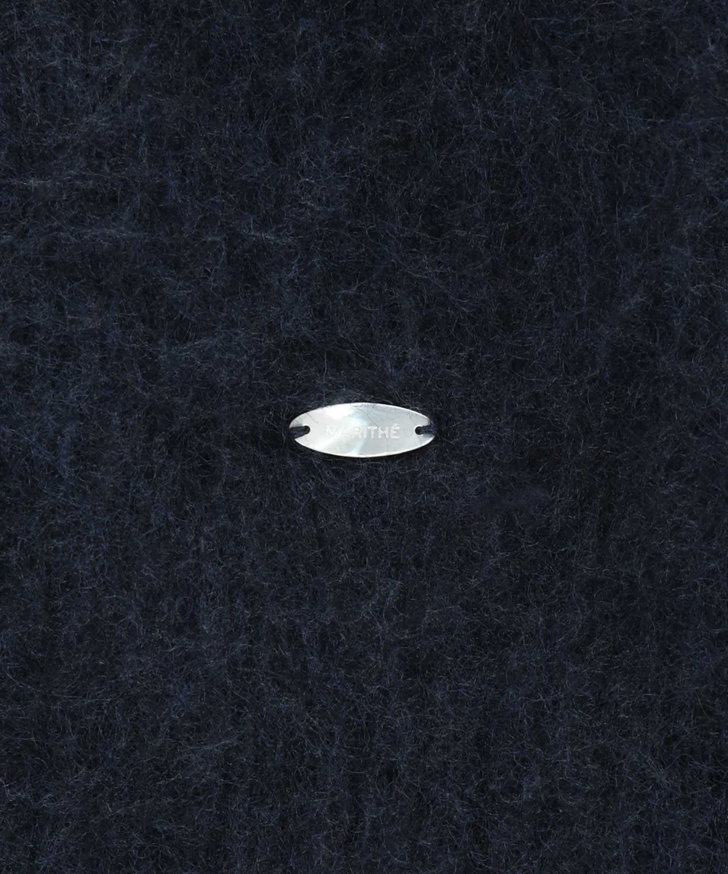 Marithe & Francois Girbaud - Hairy Collar Cardigan (Navy) product image 9 | TRAB K-Fashion Australia