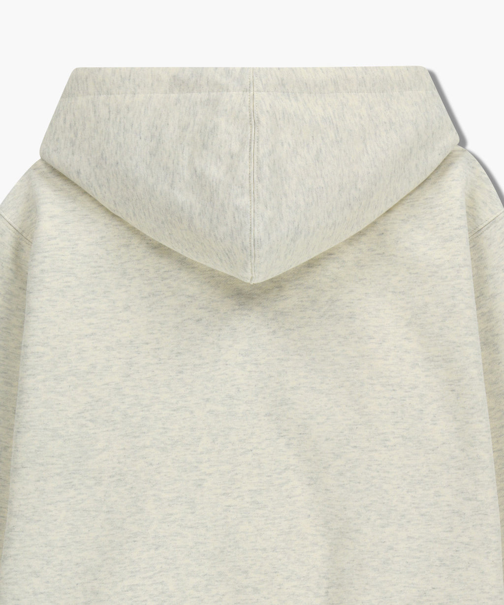 Marithe & Francois Girbaud - Classic Logo Embroidery Hoodie (brushed) (Oatmeal) product image 9 | TRAB K-Fashion Australia