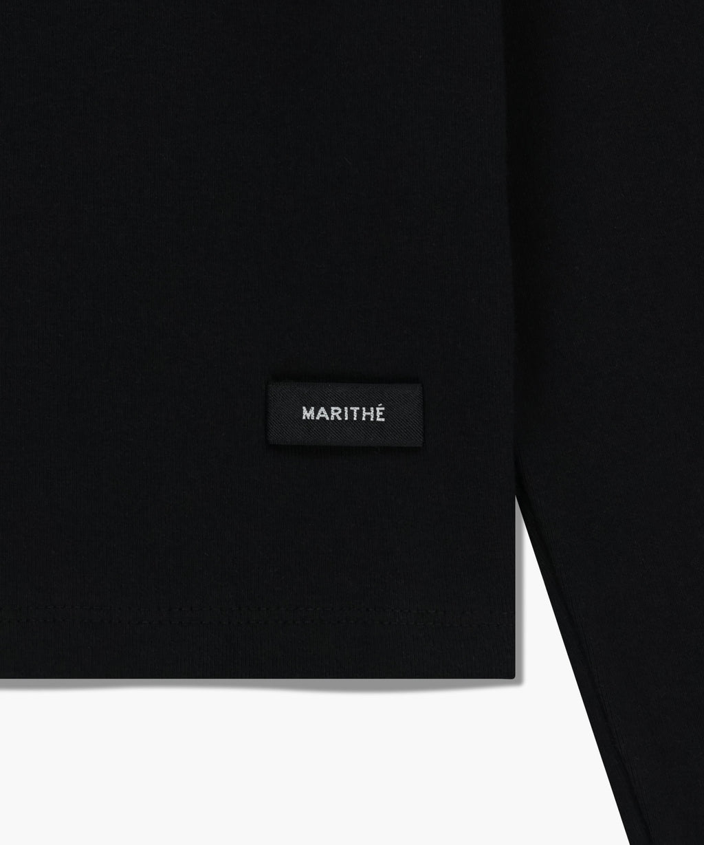 Marithe & Francois Girbaud - Basic Cotton Cardigan (Black) product image 9 | TRAB K-Fashion Australia