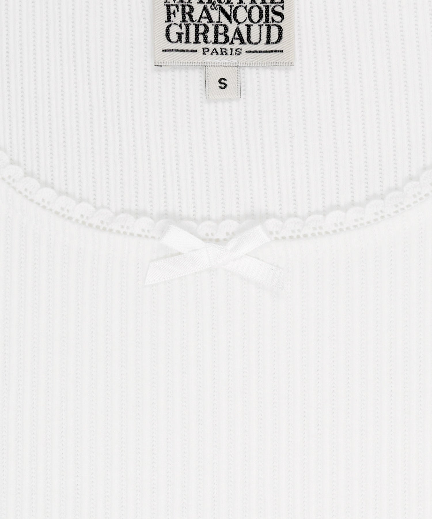 Marithe & Francois Girbaud - Lace Detail Sleeveless (White) product image 9 | TRAB K-Fashion Australia