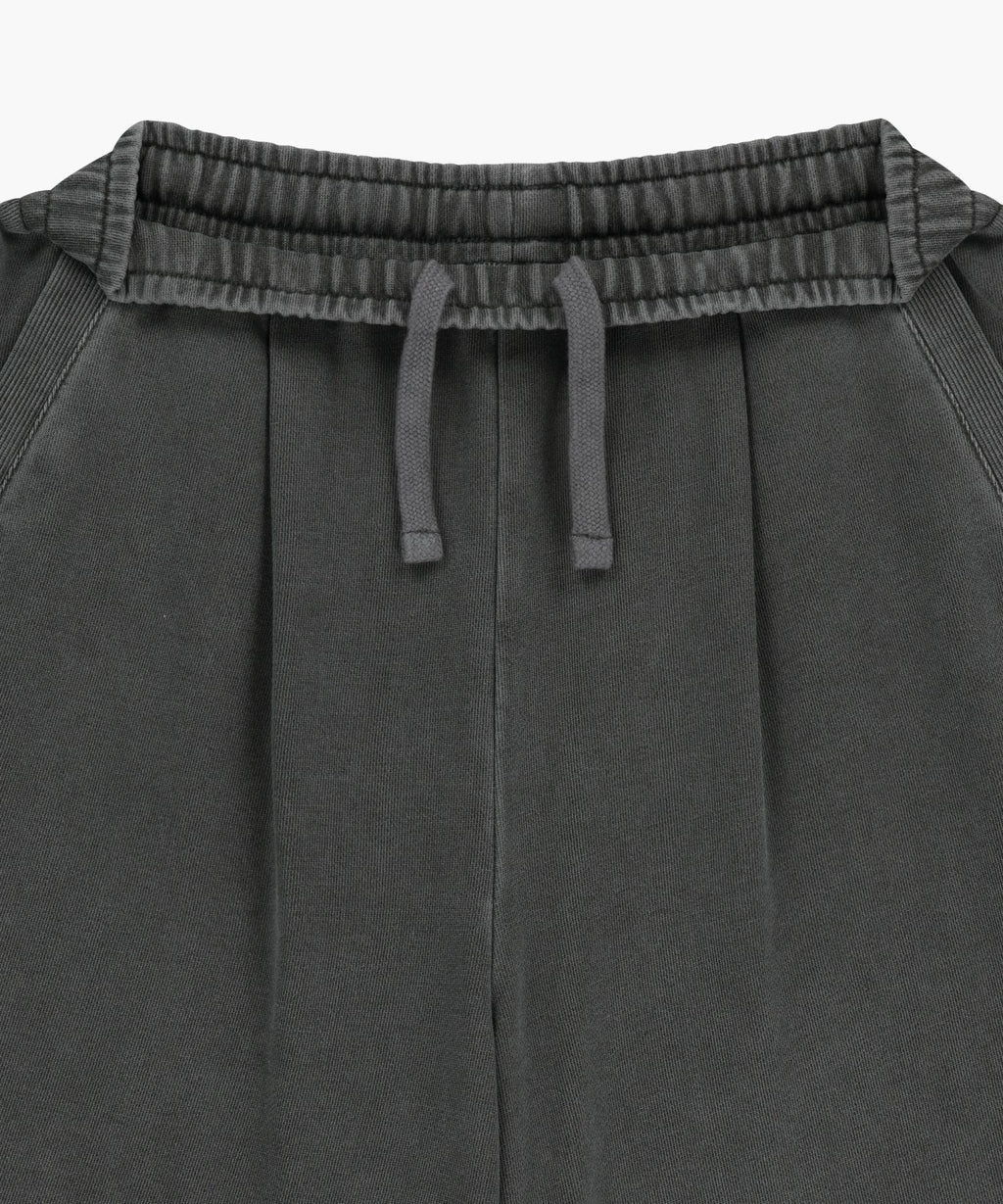 Marithe & Francois Girbaud - Outline Classic Logo Dyeing Bermuda Sweat Shorts (Charcoal) product image 9 | TRAB K-Fashion Australia