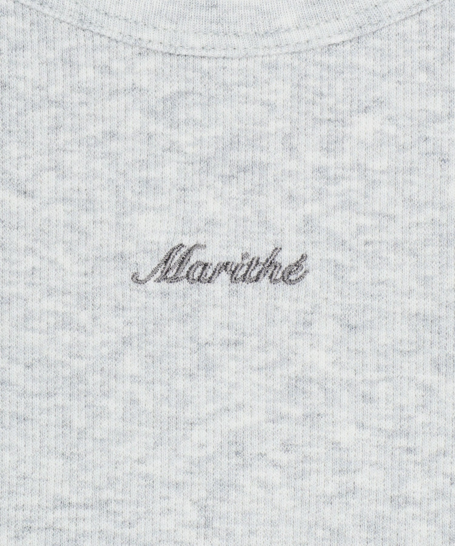 Marithe & Francois Girbaud - Rib Point Tee (Light Heather Gray) product image 9 | TRAB K-Fashion Australia