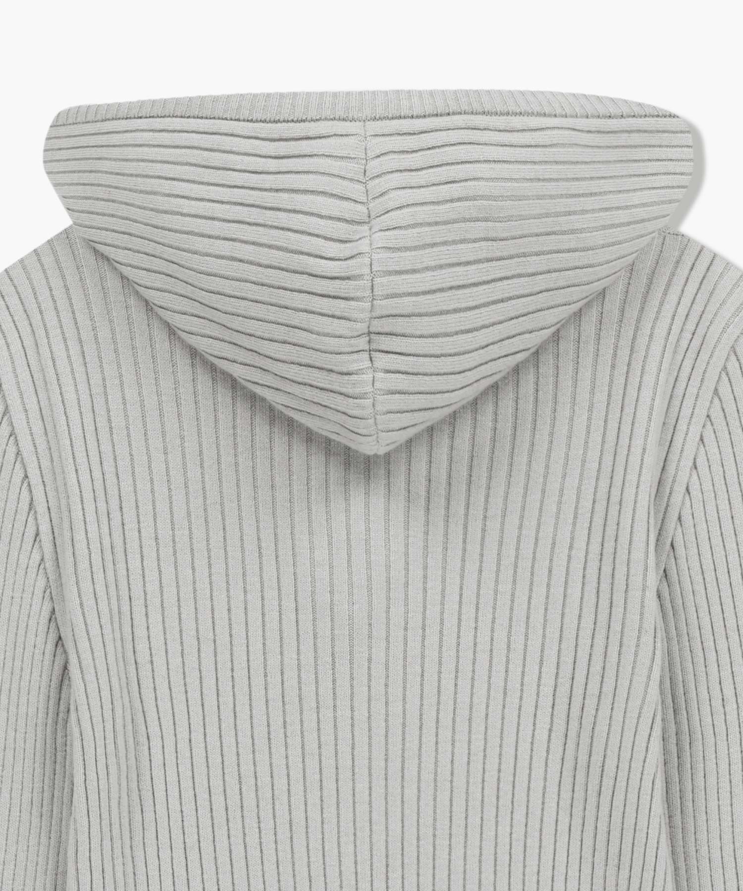 Marithe & Francois Girbaud - Balaclava Hoodie Slim Knit (Light Gray) product image 9 | TRAB K-Fashion Australia