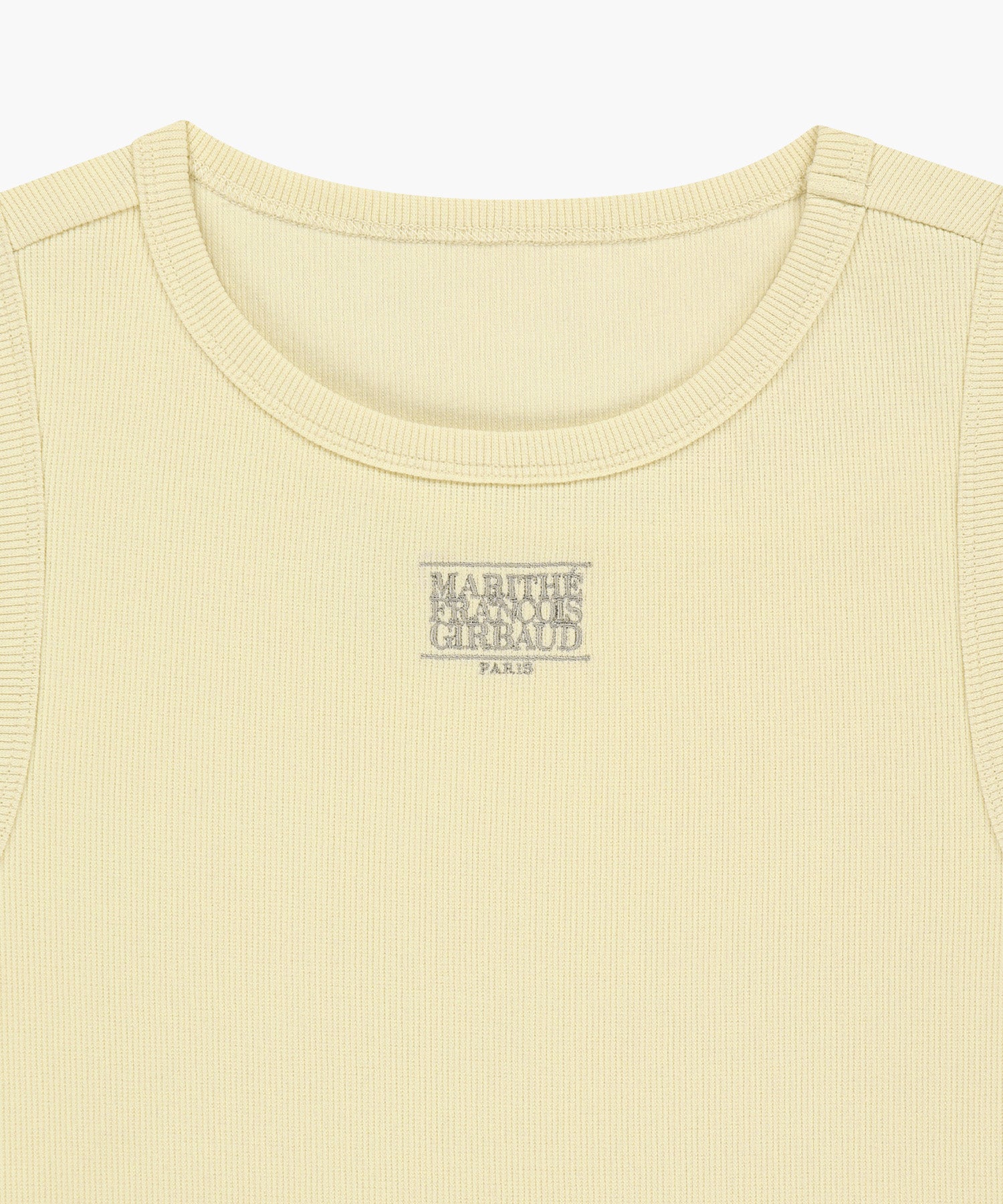 Marithe & Francois Girbaud - Small Classic Logo One Shoulder Layered Tee (Ivory) product image 9 | TRAB K-Fashion Australia