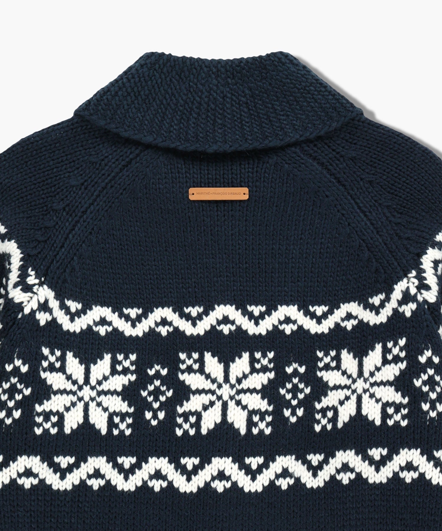 Marithe & Francois Girbaud - Nordic Cowichan Cardigan (Navy) product image 11 | TRAB K-Fashion Australia