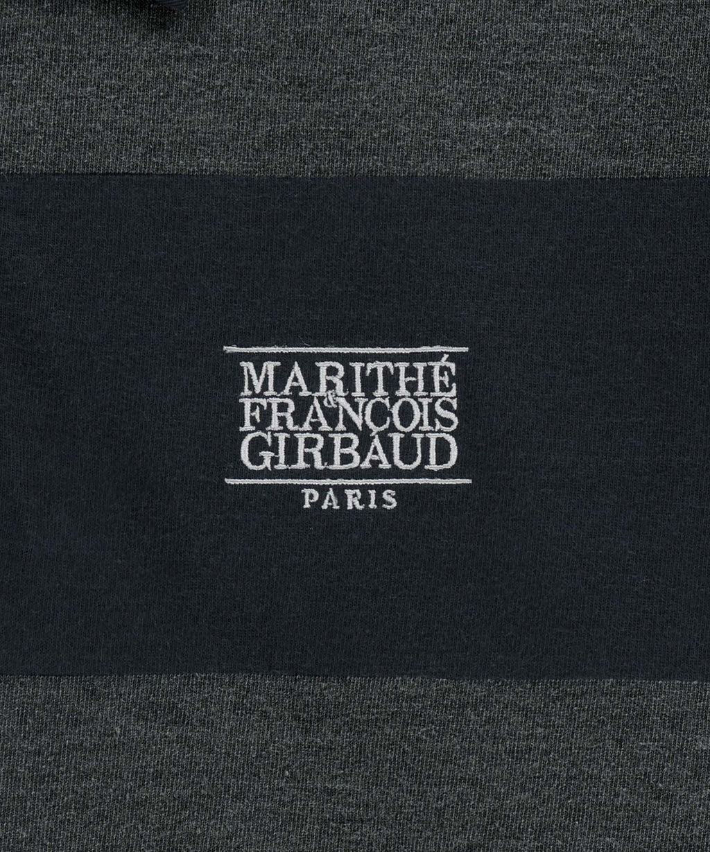 Marithe & Francois Girbaud - Washed Denim Collar Long Sleeve Tee (Charcoal) product image 9 | TRAB K-Fashion Australia