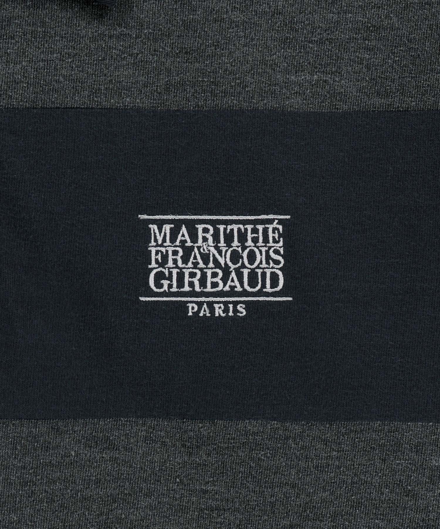 Marithe & Francois Girbaud - Washed Denim Collar Long Sleeve Tee (Charcoal) product image 9 | TRAB K-Fashion Australia