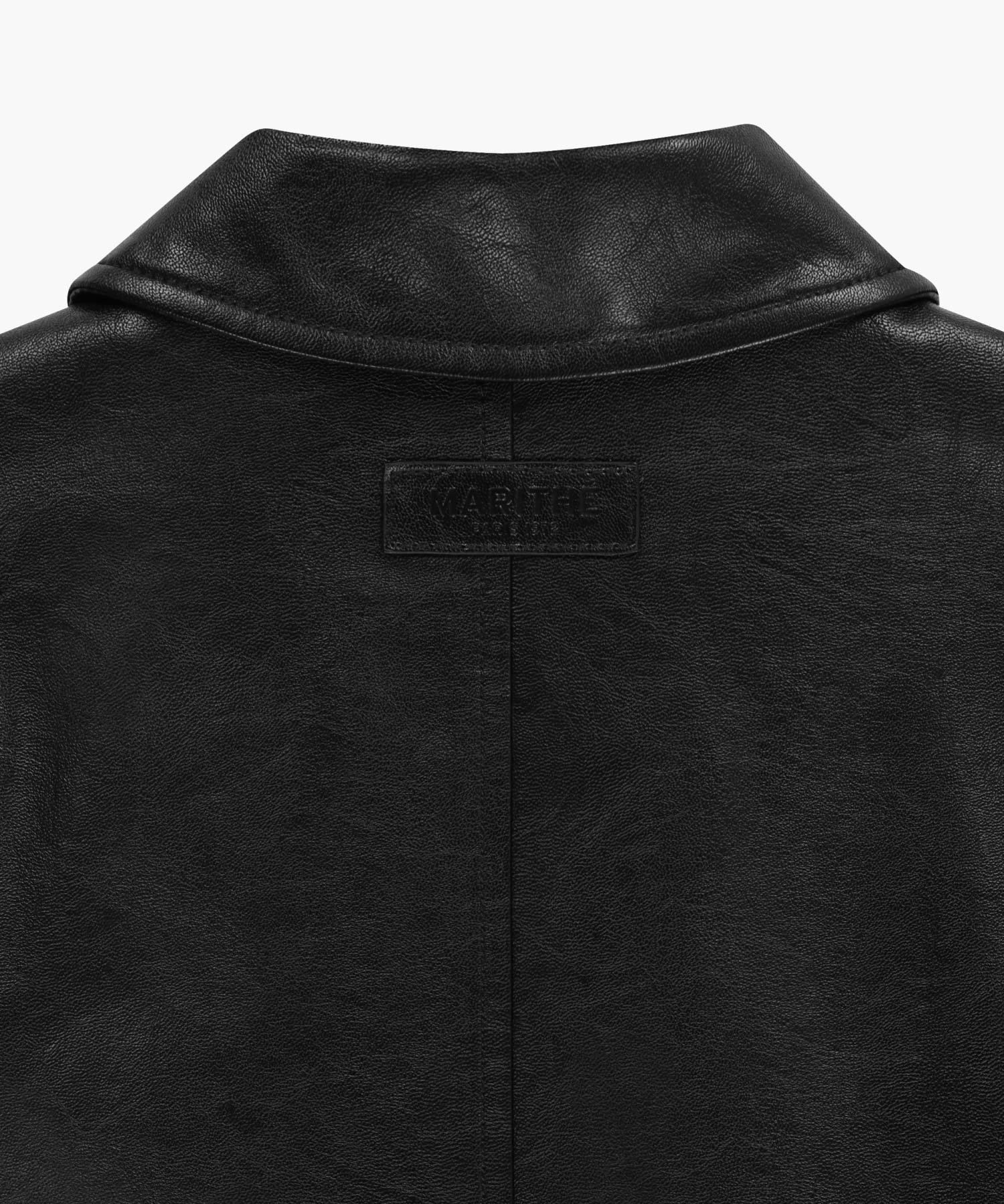 Marithe & Francois Girbaud - Crop Faux Leather Jacket (Black) product image 9 | TRAB K-Fashion Australia