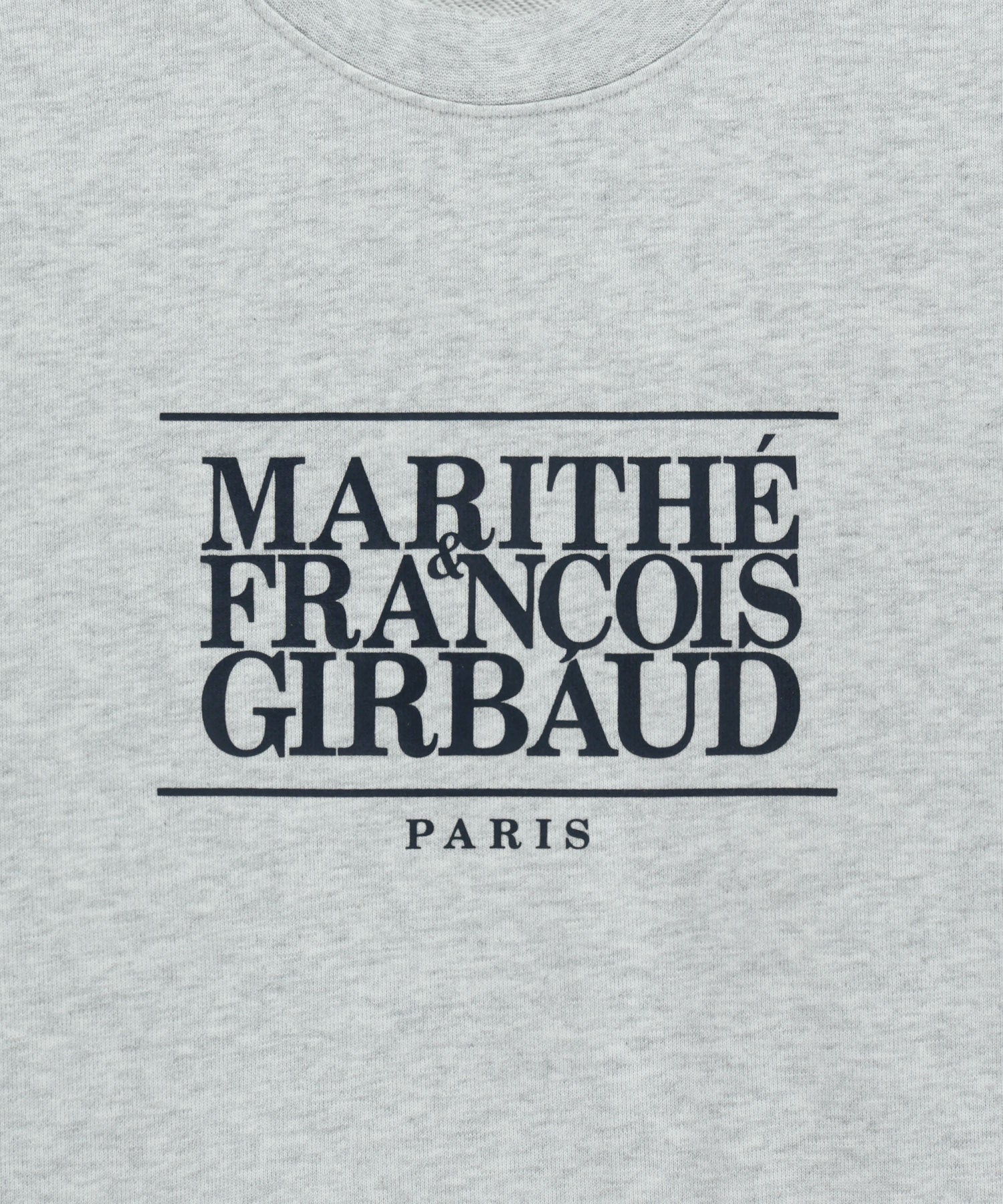 Marithe & Francois Girbaud - Classic Logo Sweatshirt (Light Heather Gray) product image 9 | TRAB K-Fashion Australia