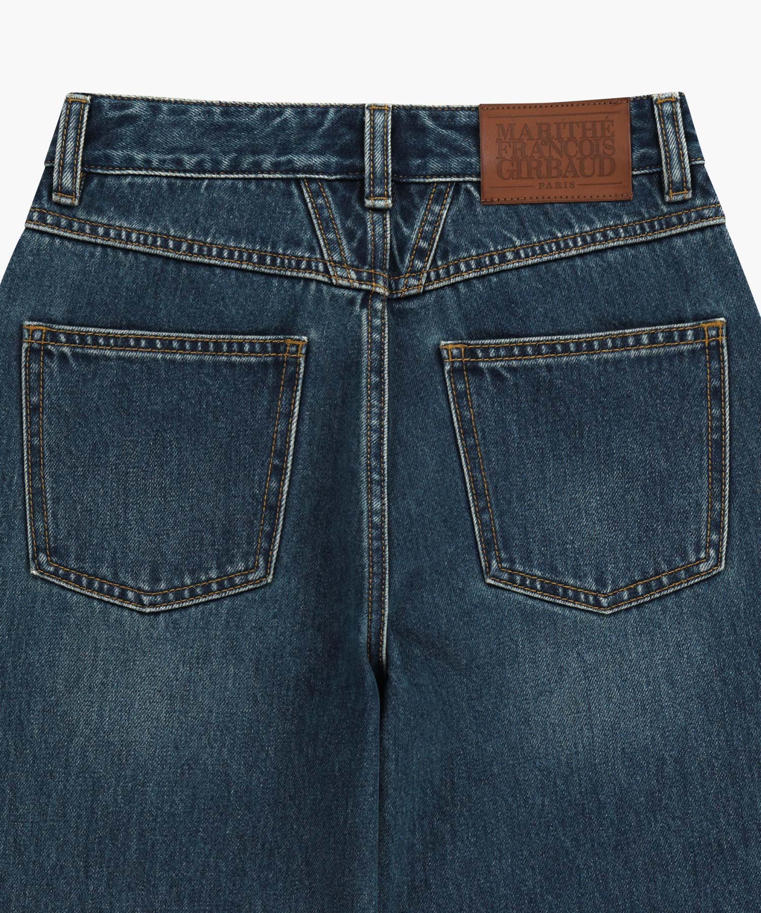 Marithe & Francois Girbaud - High Straight Denim Pants (Dark Blue) product image 9 | TRAB K-Fashion Australia
