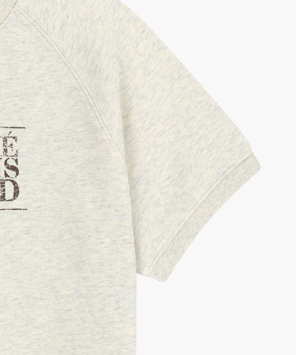 Marithe & Francois Girbaud - Vintage Classic Logo Half Sweatshirt (Oatmeal) product image 9 | TRAB K-Fashion Australia