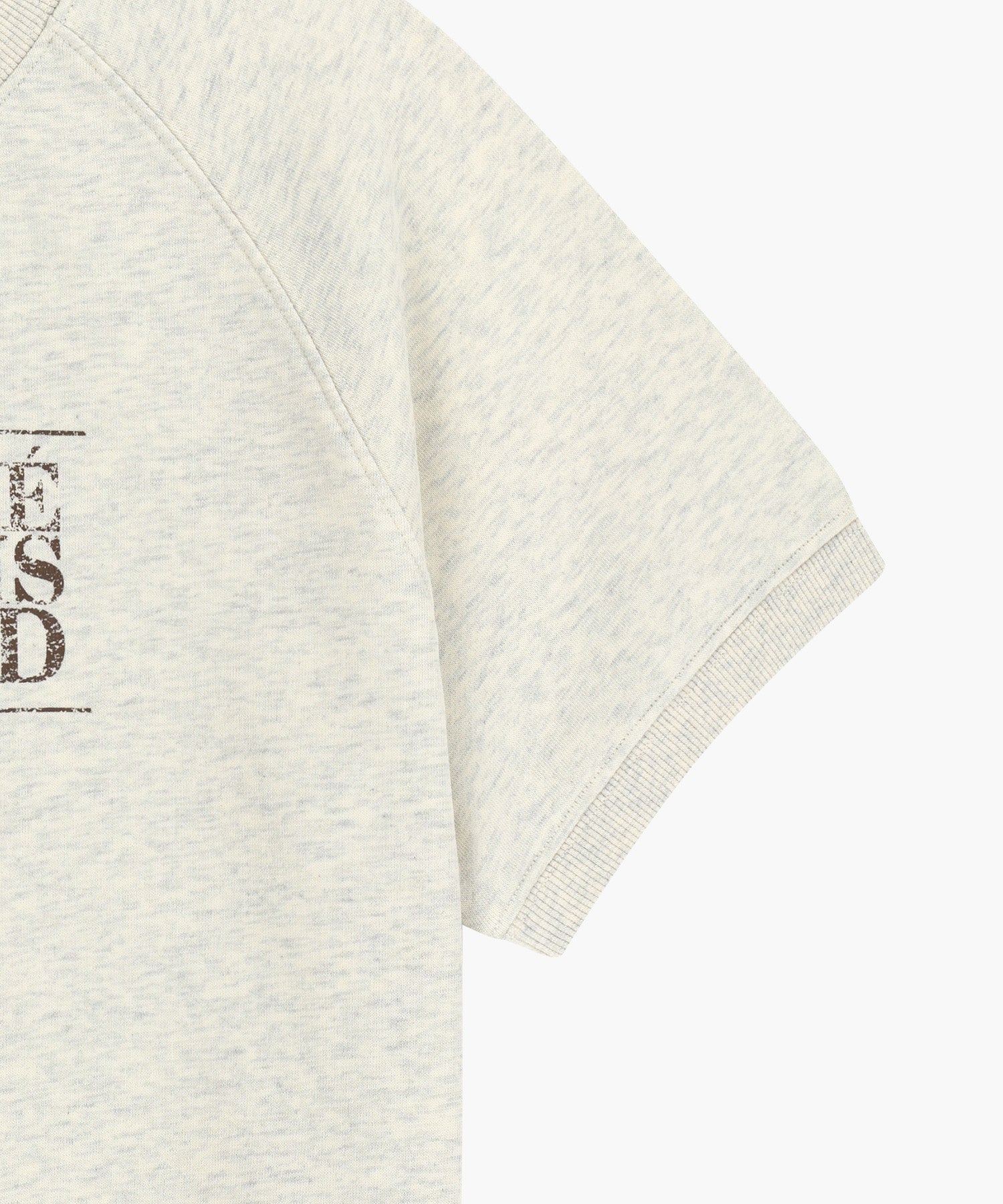 Marithe & Francois Girbaud - Vintage Classic Logo Half Sweatshirt (Oatmeal) product image 9 | TRAB K-Fashion Australia
