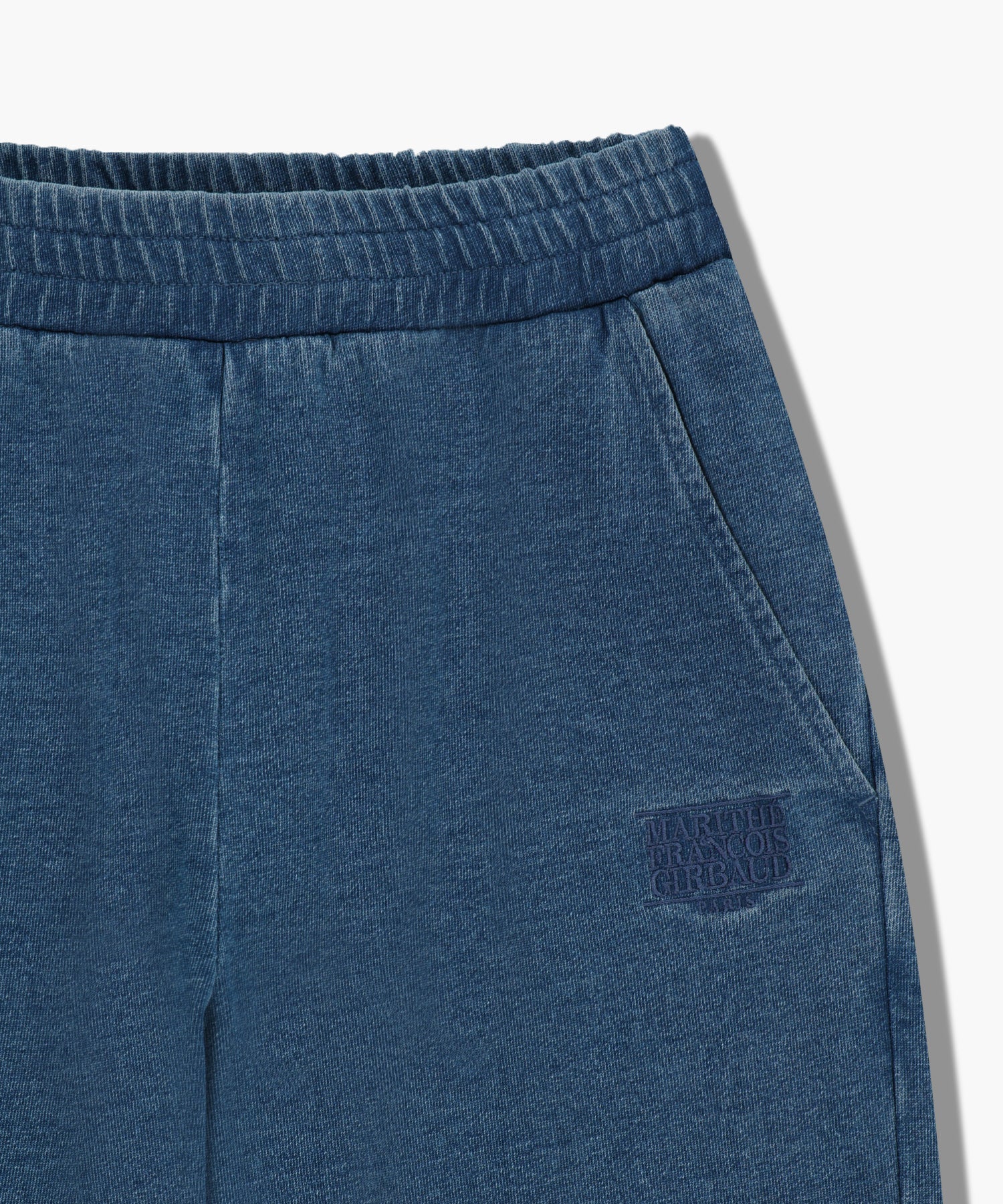 Marithe & Francois Girbaud - Embroidery Classic Logo Sweat Pants (Blue) product image 9 | TRAB K-Fashion Australia