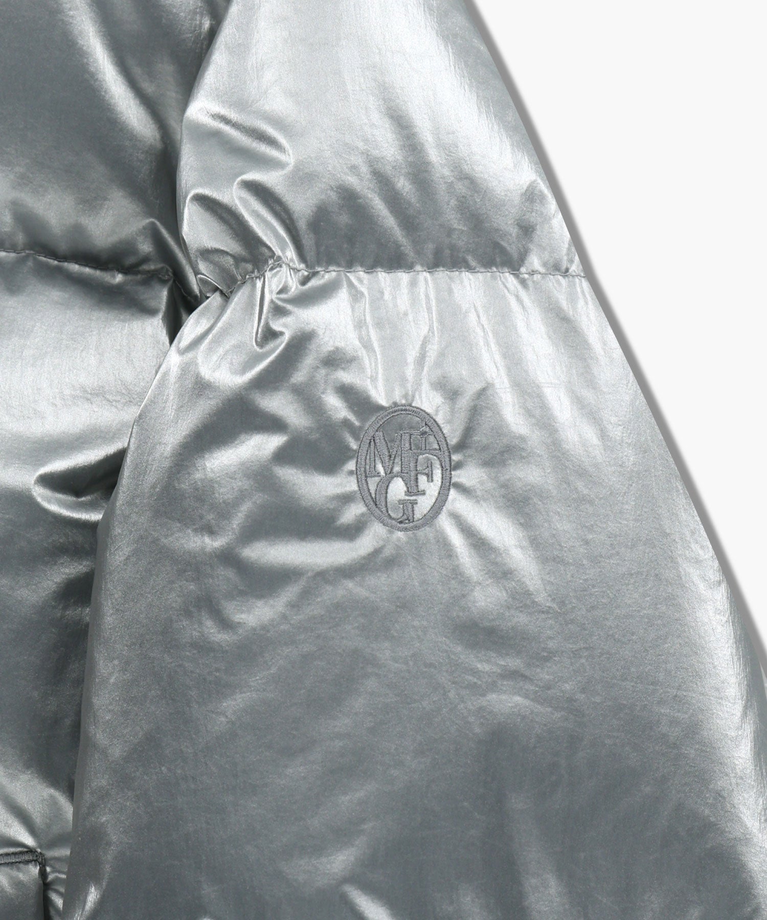 Marithe & Francois Girbaud - Glossy Crop Down Jacket (Silver) product image 9 | TRAB K-Fashion Australia