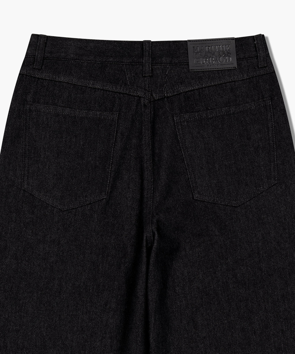Marithe & Francois Girbaud - Wide Raw Denim Pants (Black) product image 11 | TRAB K-Fashion Australia