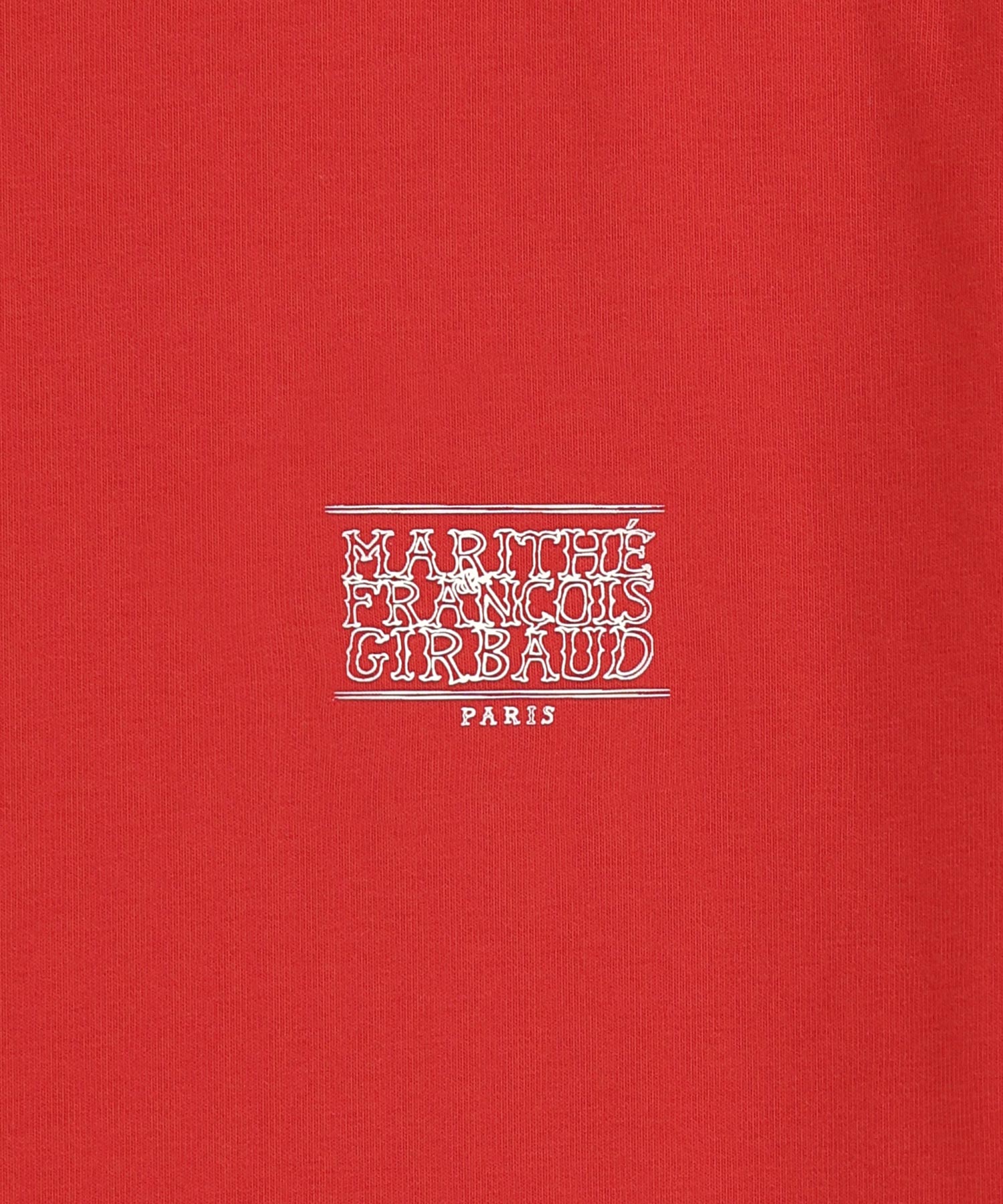 Marithe & Francois Girbaud - Antique Classic Logo Slim Crop Tee (Red) product image 9 | TRAB K-Fashion Australia