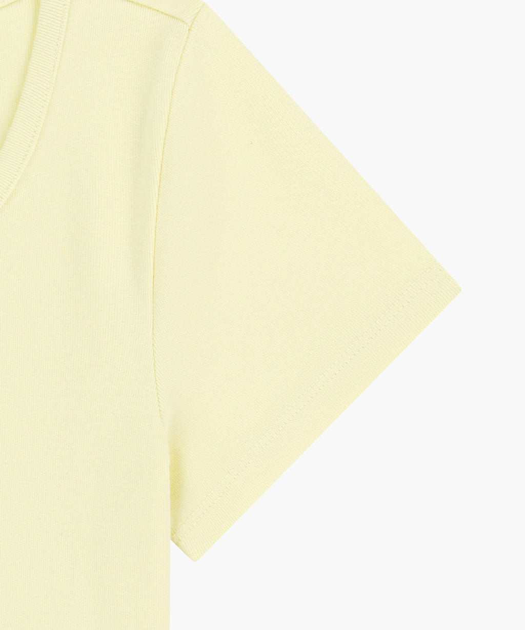 Marithe & Francois Girbaud - Basic Crop Tee (Light Yellow) product image 9 | TRAB K-Fashion Australia