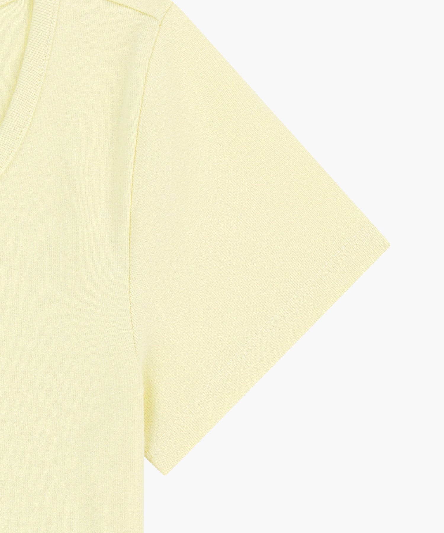 Marithe & Francois Girbaud - Basic Crop Tee (Light Yellow) product image 9 | TRAB K-Fashion Australia