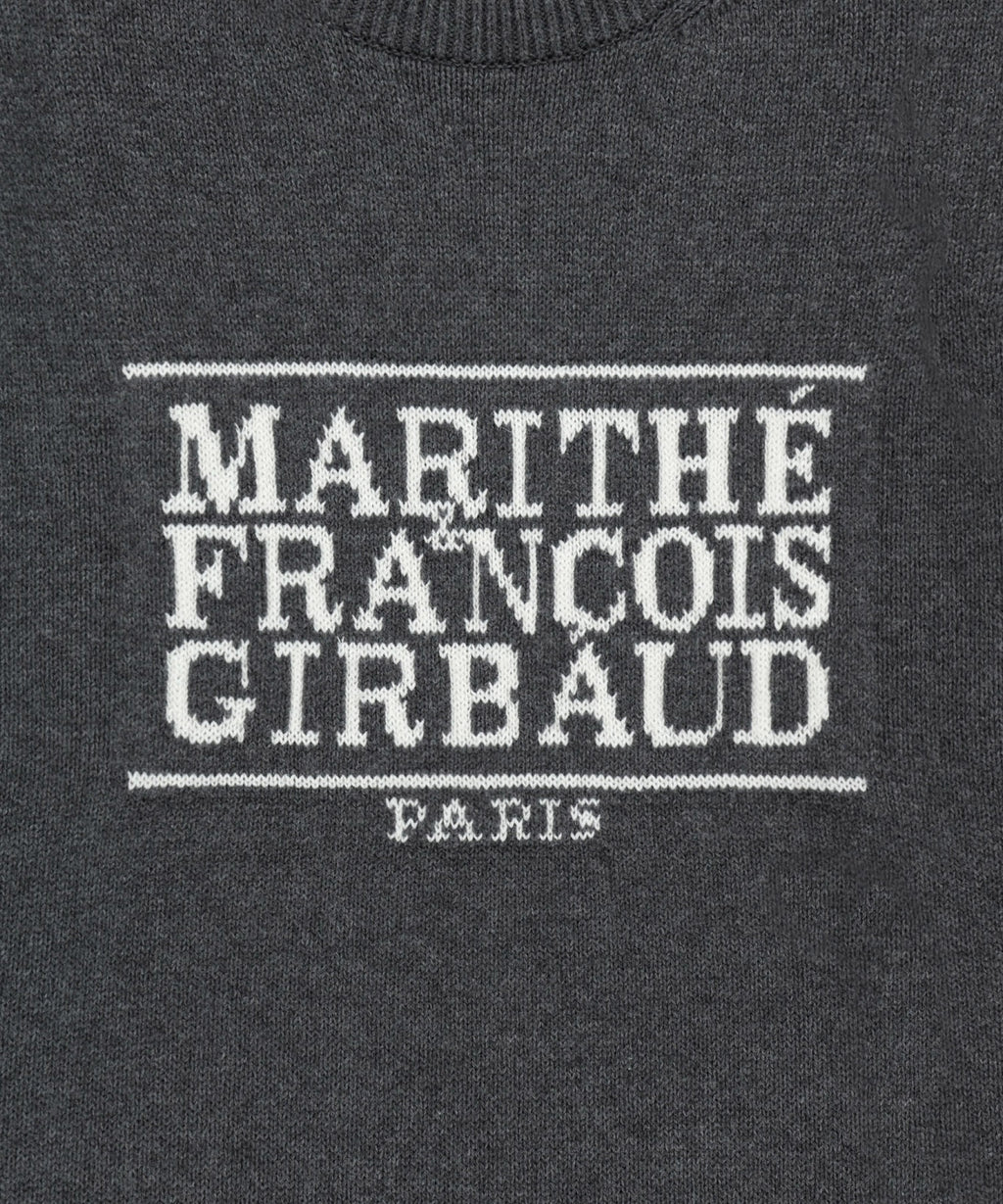 Marithe & Francois Girbaud - Classic Logo Knit Pullover (Charcoal) product image 9 | TRAB K-Fashion Australia