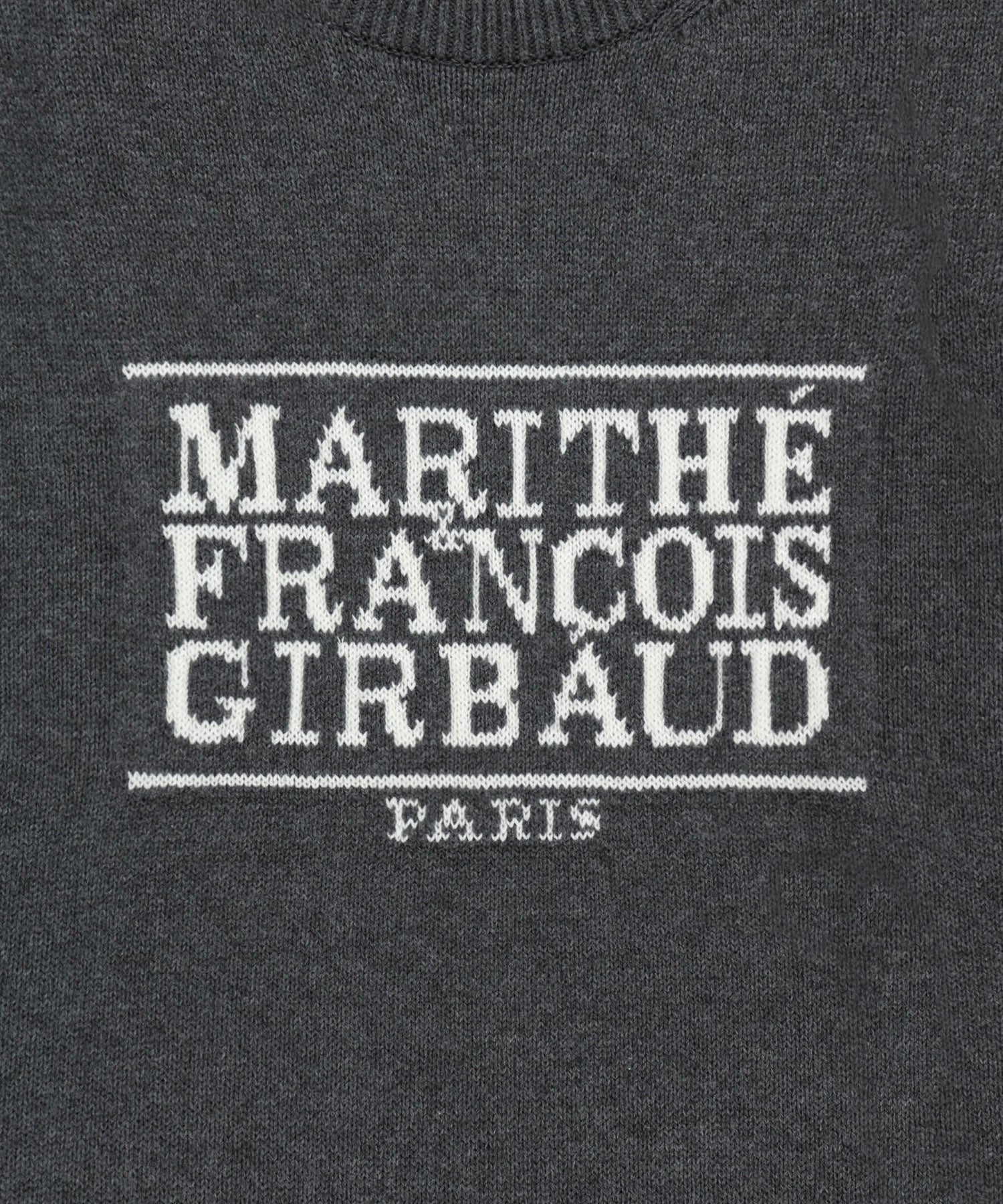 Marithe & Francois Girbaud - Classic Logo Knit Pullover (Charcoal) product image 9 | TRAB K-Fashion Australia