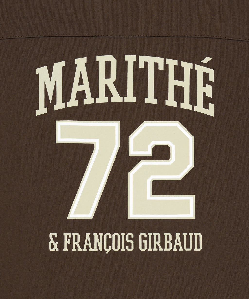 Marithe & Francois Girbaud - Aerocool Football Oversized Tee (Brown) product image 9 | TRAB K-Fashion Australia