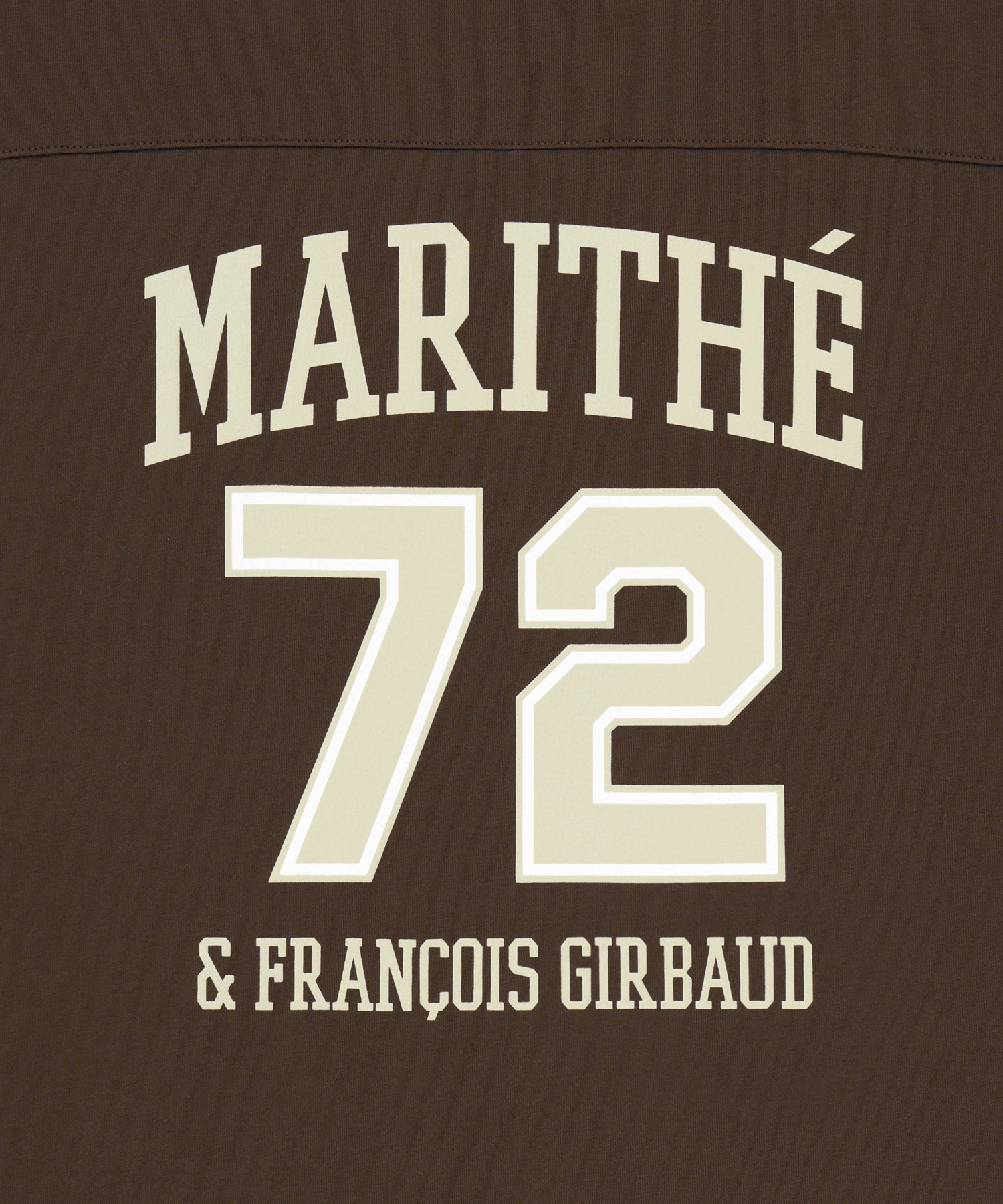 Marithe & Francois Girbaud - Aerocool Football Oversized Tee (Brown) product image 9 | TRAB K-Fashion Australia