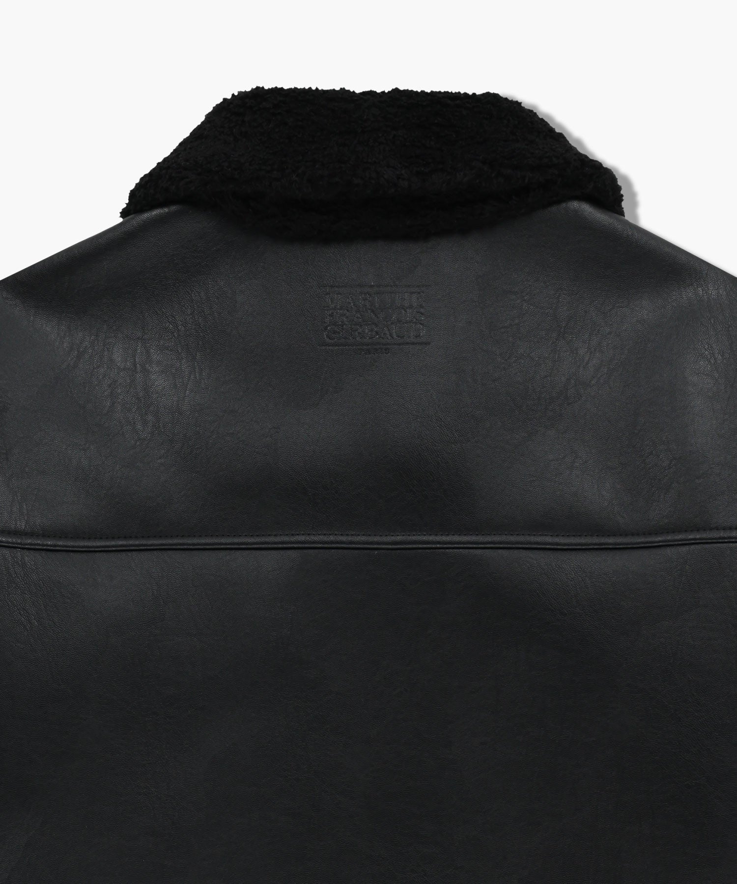 Marithe & Francois Girbaud - Faux Leather Over Fit Mustang Jacket (Black) product image 9 | TRAB K-Fashion Australia