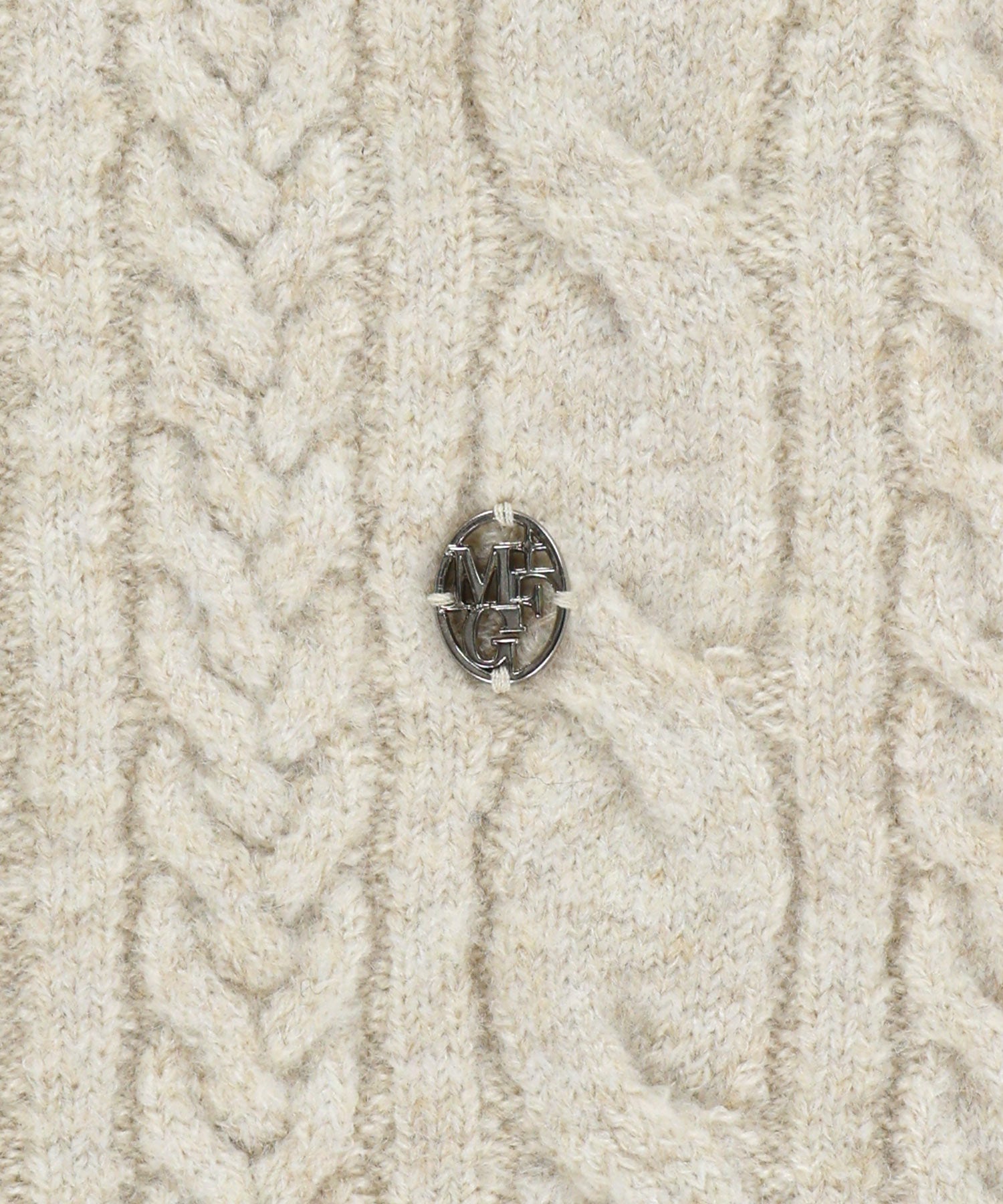 Marithe & Francois Girbaud - Side Ribbon Knit Vest (Ivory) product image 9 | TRAB K-Fashion Australia