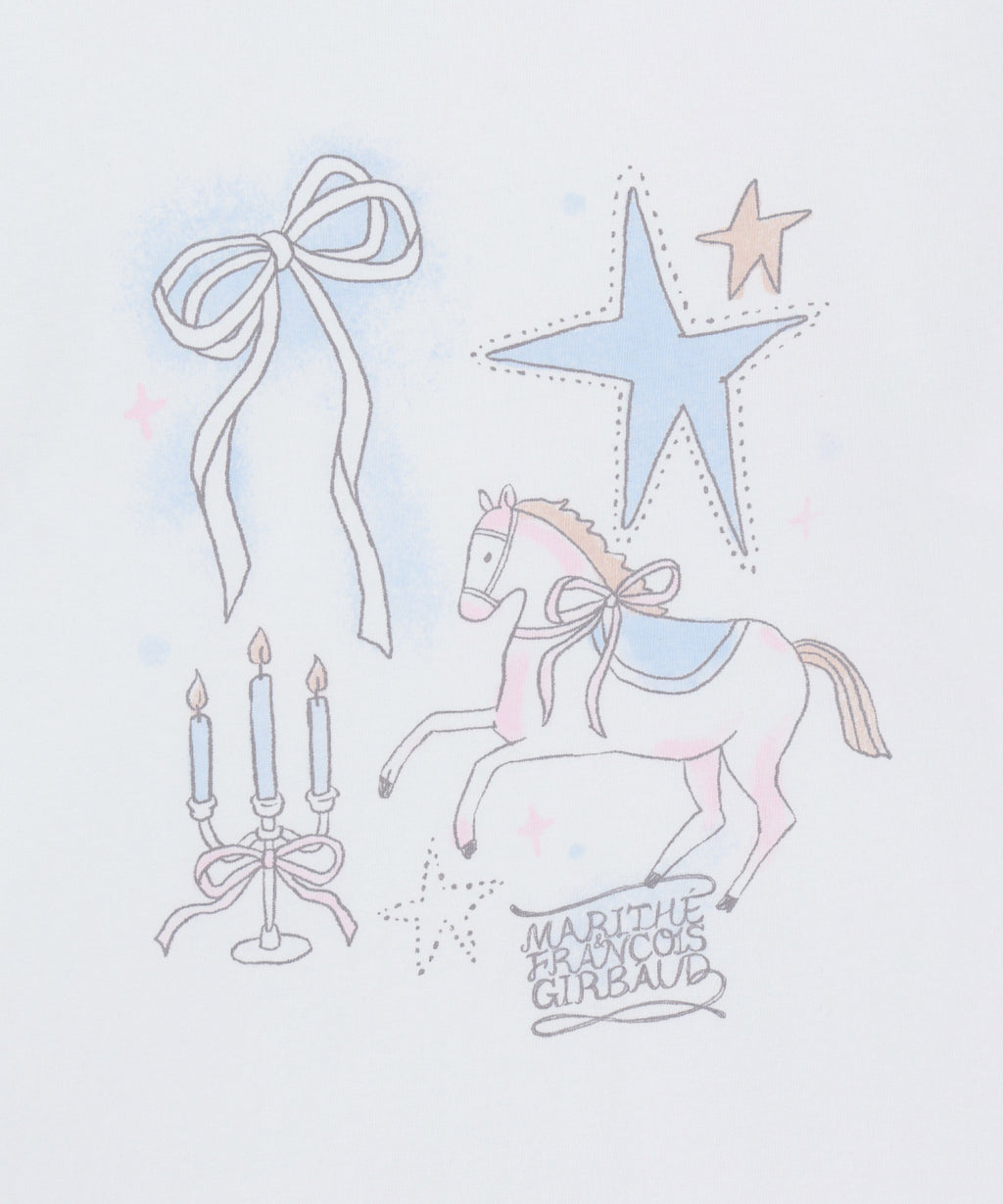 Marithe & Francois Girbaud - Unicorn Graphic Oversized Tee (White) product image 9 | TRAB K-Fashion Australia