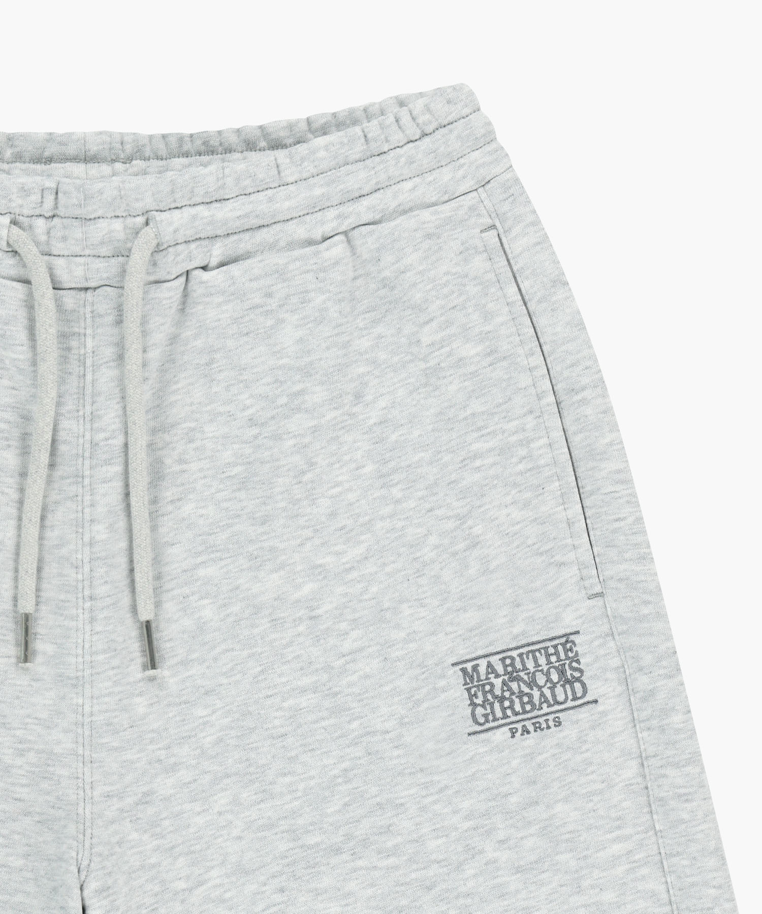Marithe & Francois Girbaud - Classic Logo Sweat Shorts (Light Heather Gray) product image 9 | TRAB K-Fashion Australia