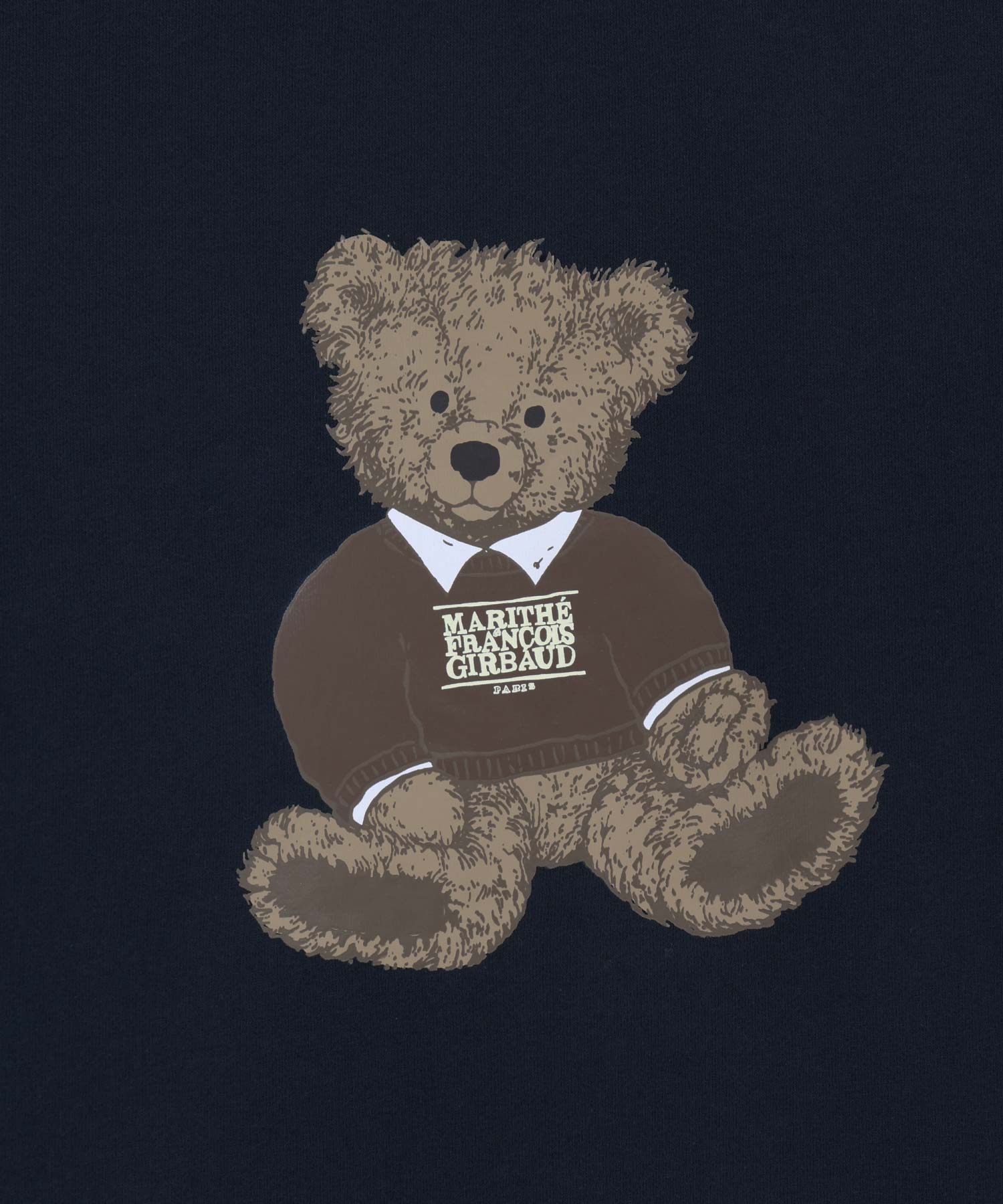 Marithe & Francois Girbaud - Doodle Bear Sweatshirt (Navy) product image 9 | TRAB K-Fashion Australia